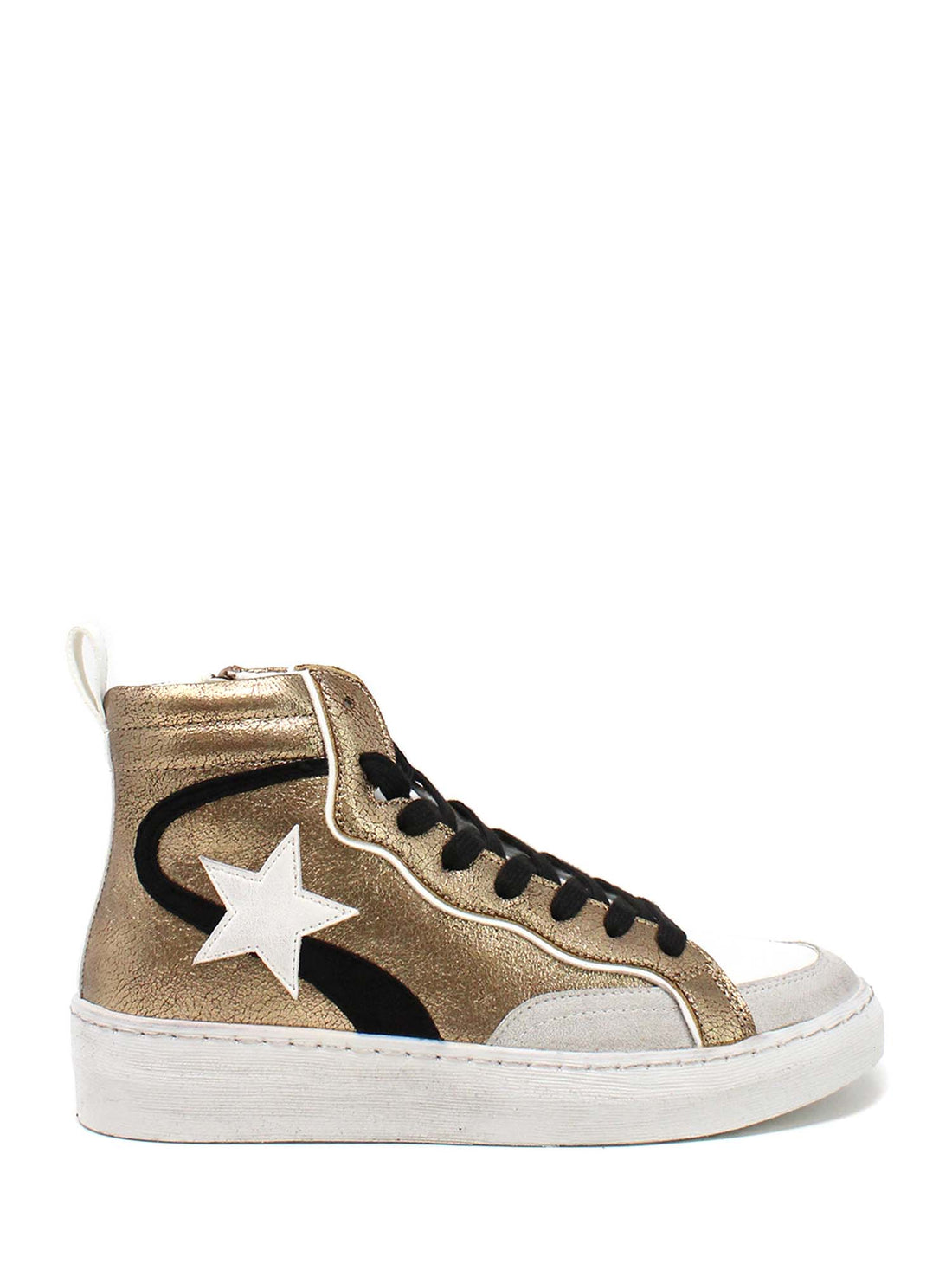 Sneakers Marrone Gold&gold