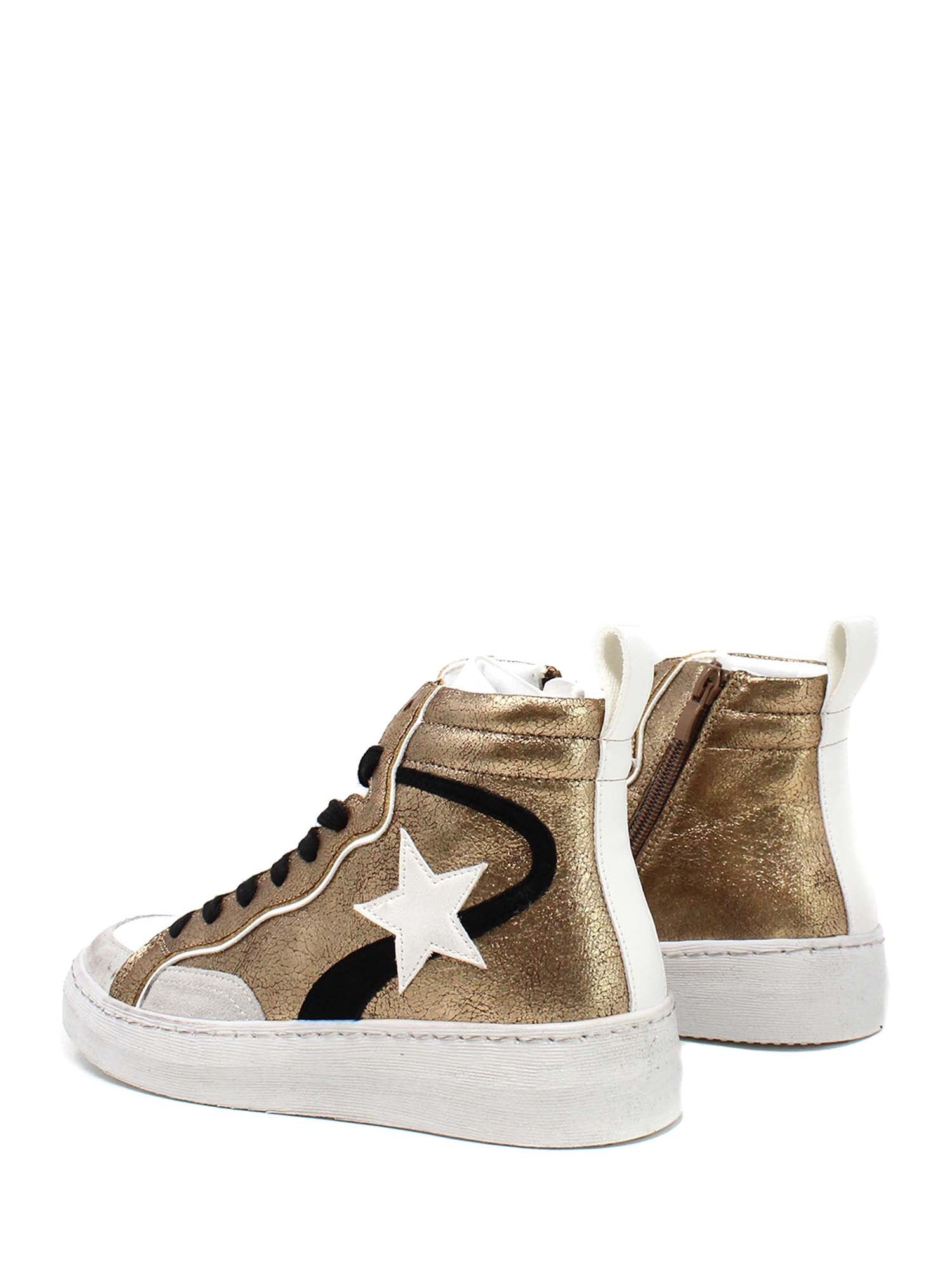 Sneakers Marrone Gold&gold