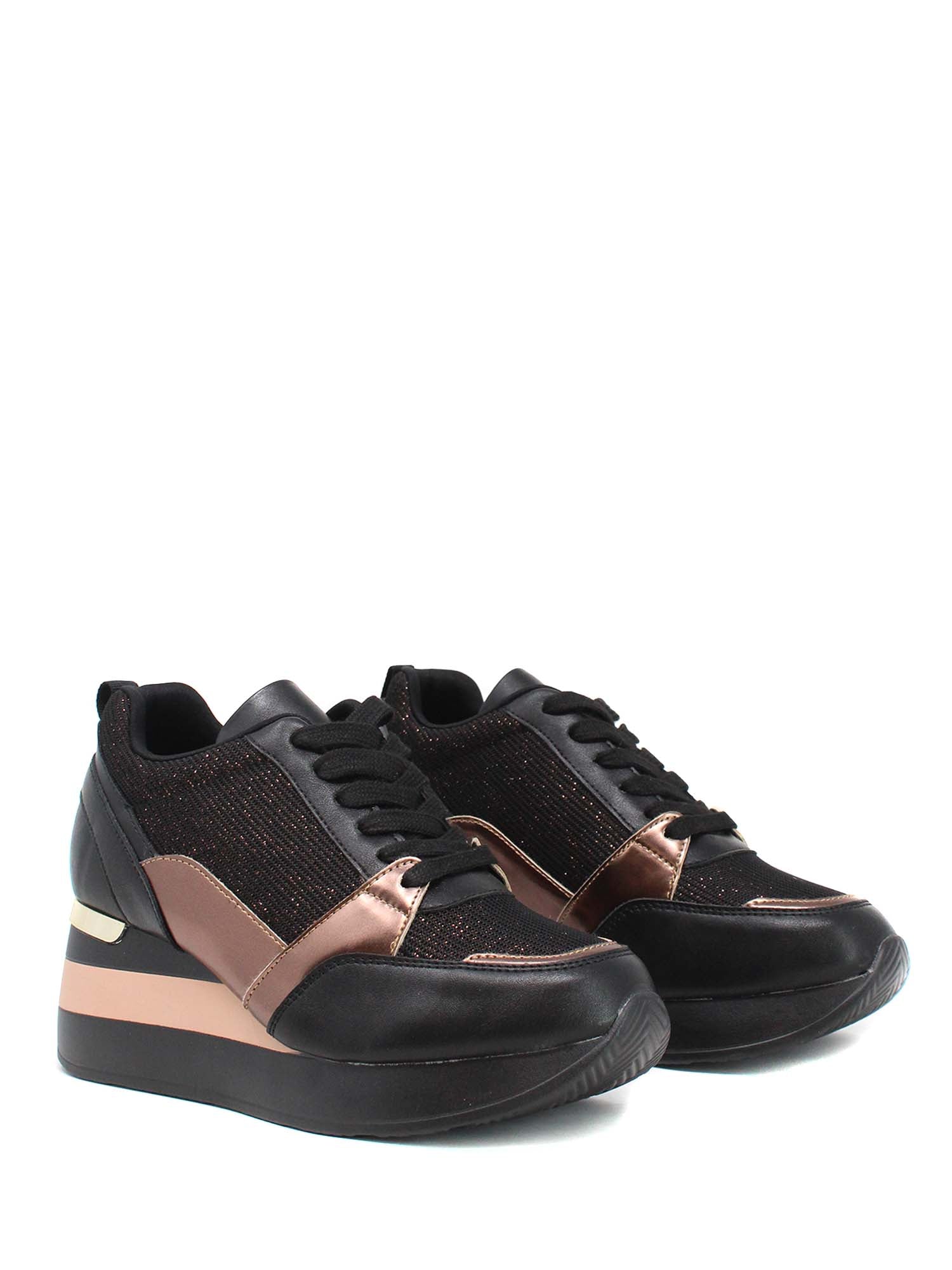 Sneakers Nero Gold&gold