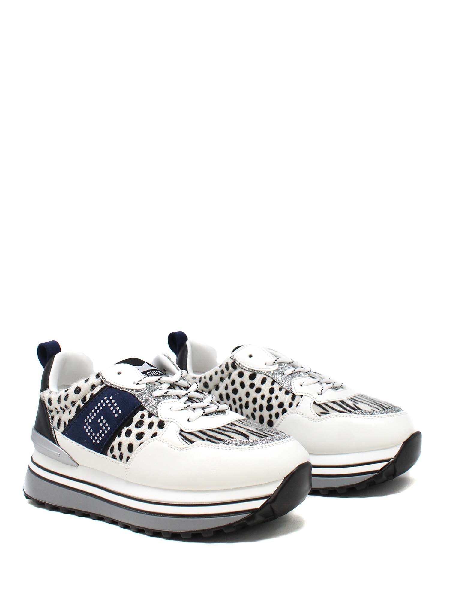 Sneakers Bianco Gold&gold