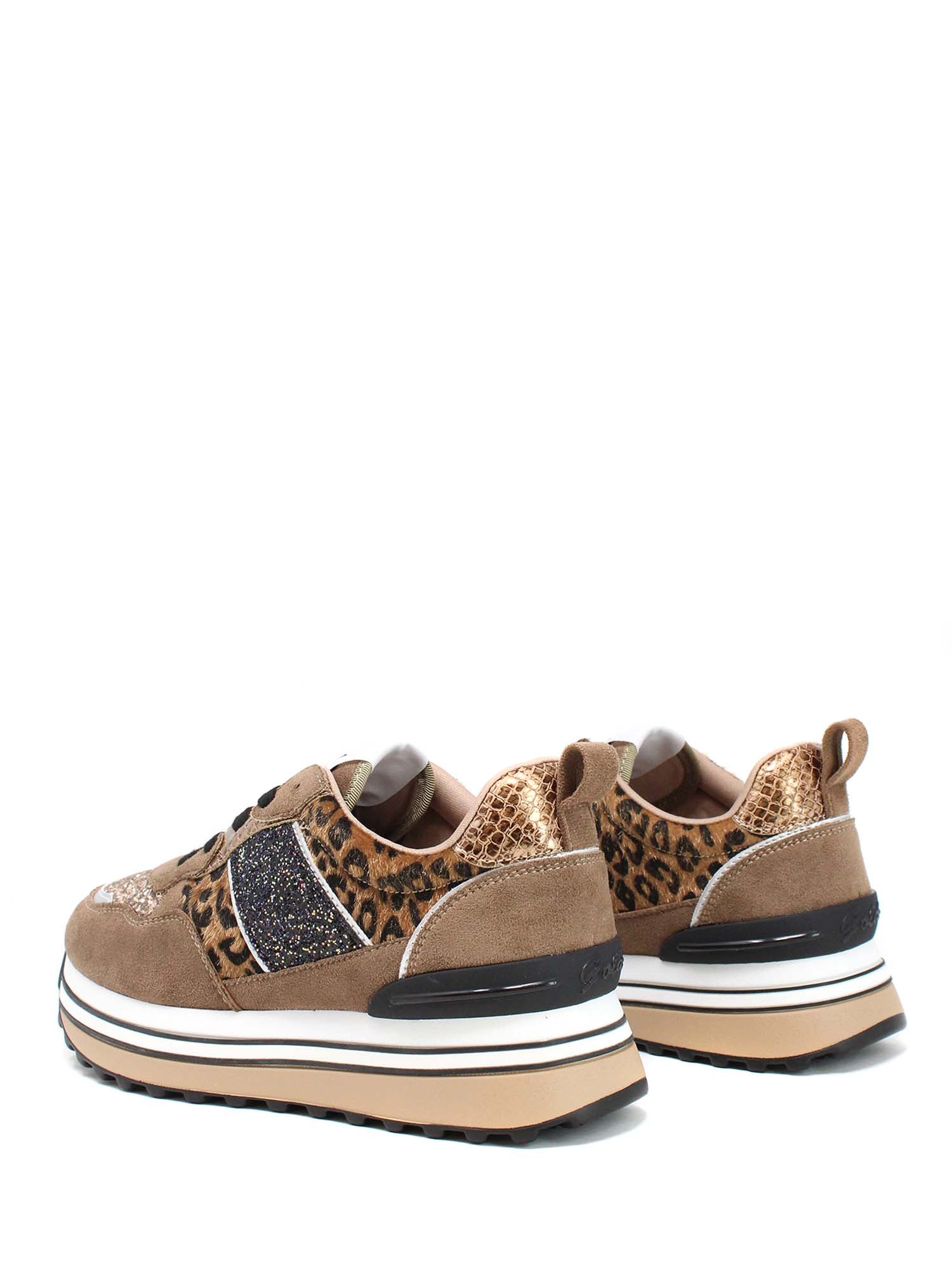 Sneakers Marrone Gold&gold