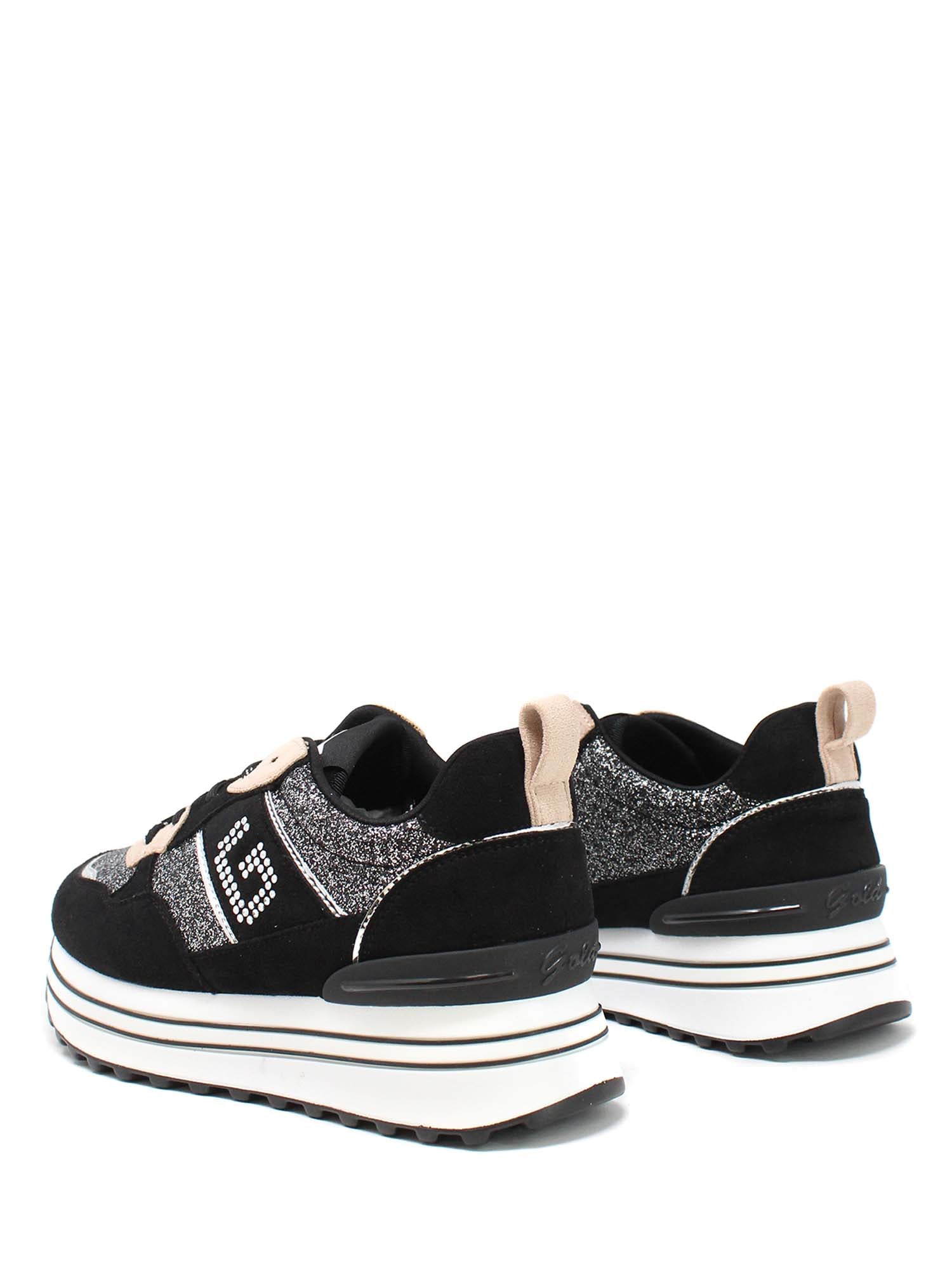 Sneakers Nero Gold&gold