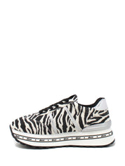 Sneakers Nero Zebrato Gold&gold