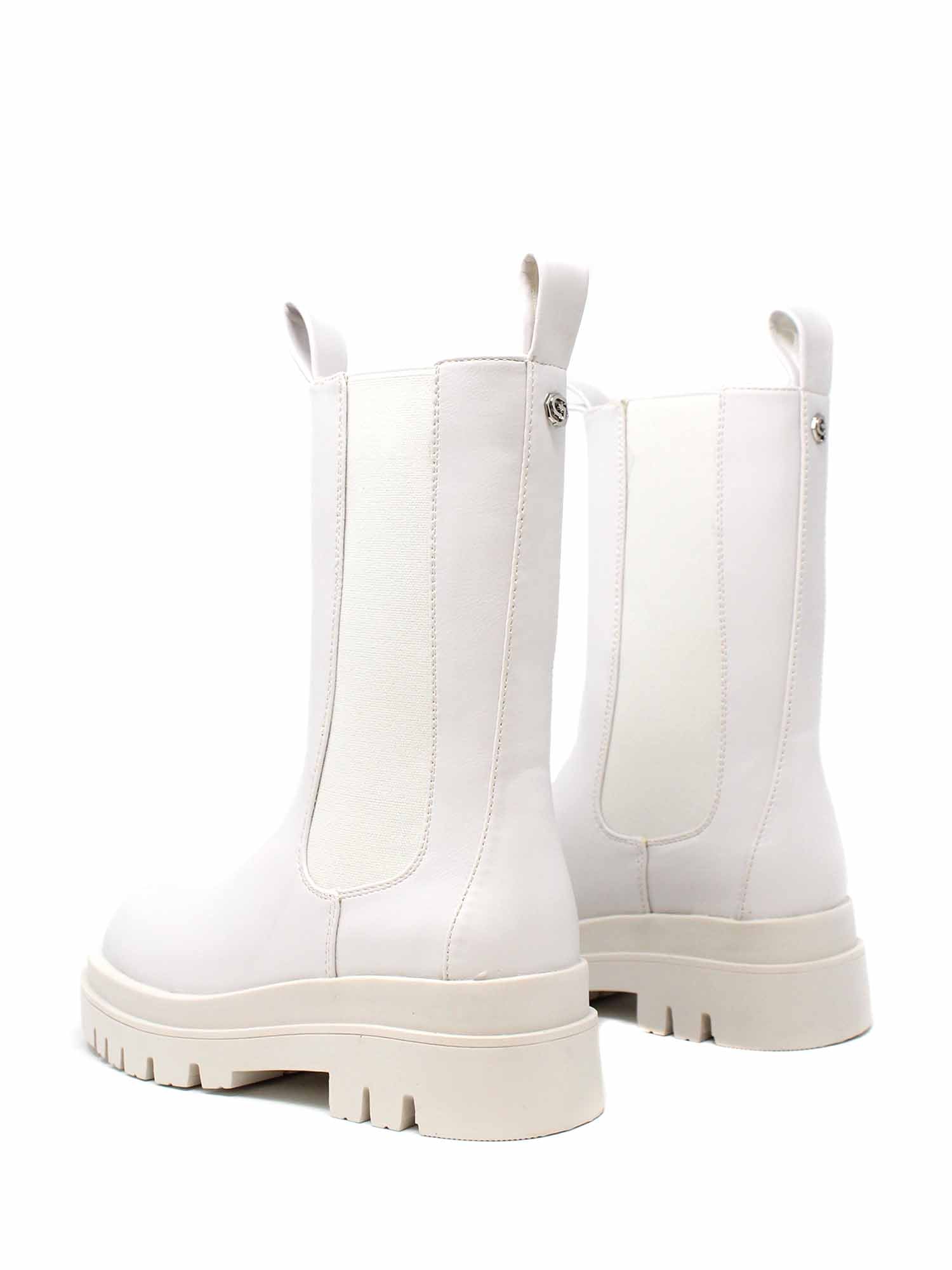 Stivaletti Bianco Gold&gold