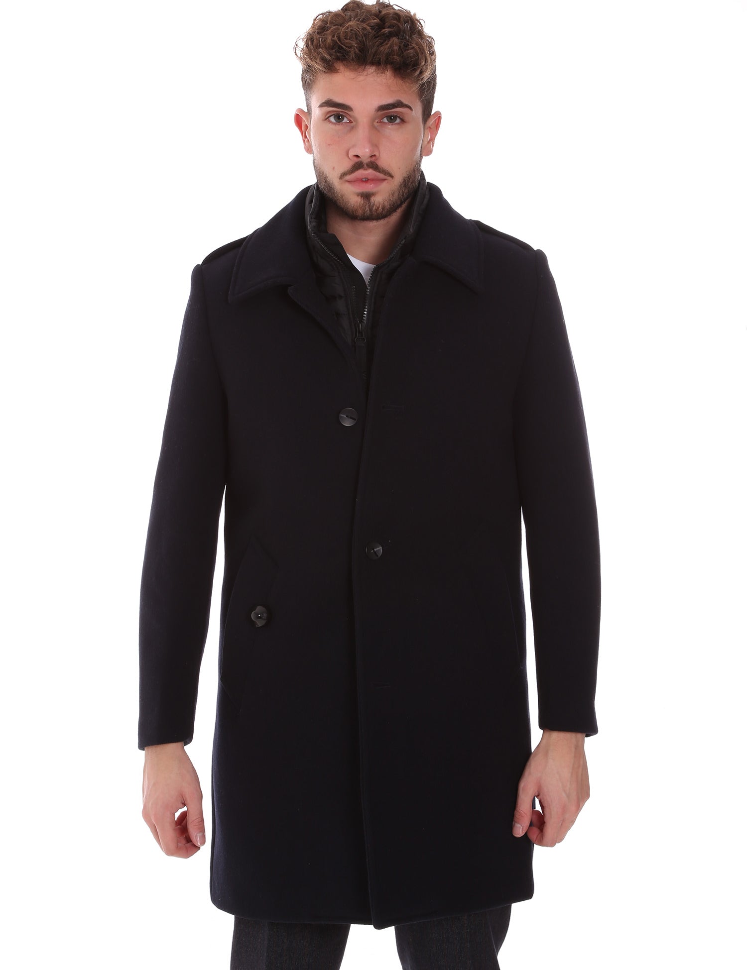 Cappotti Nero Antony Morato