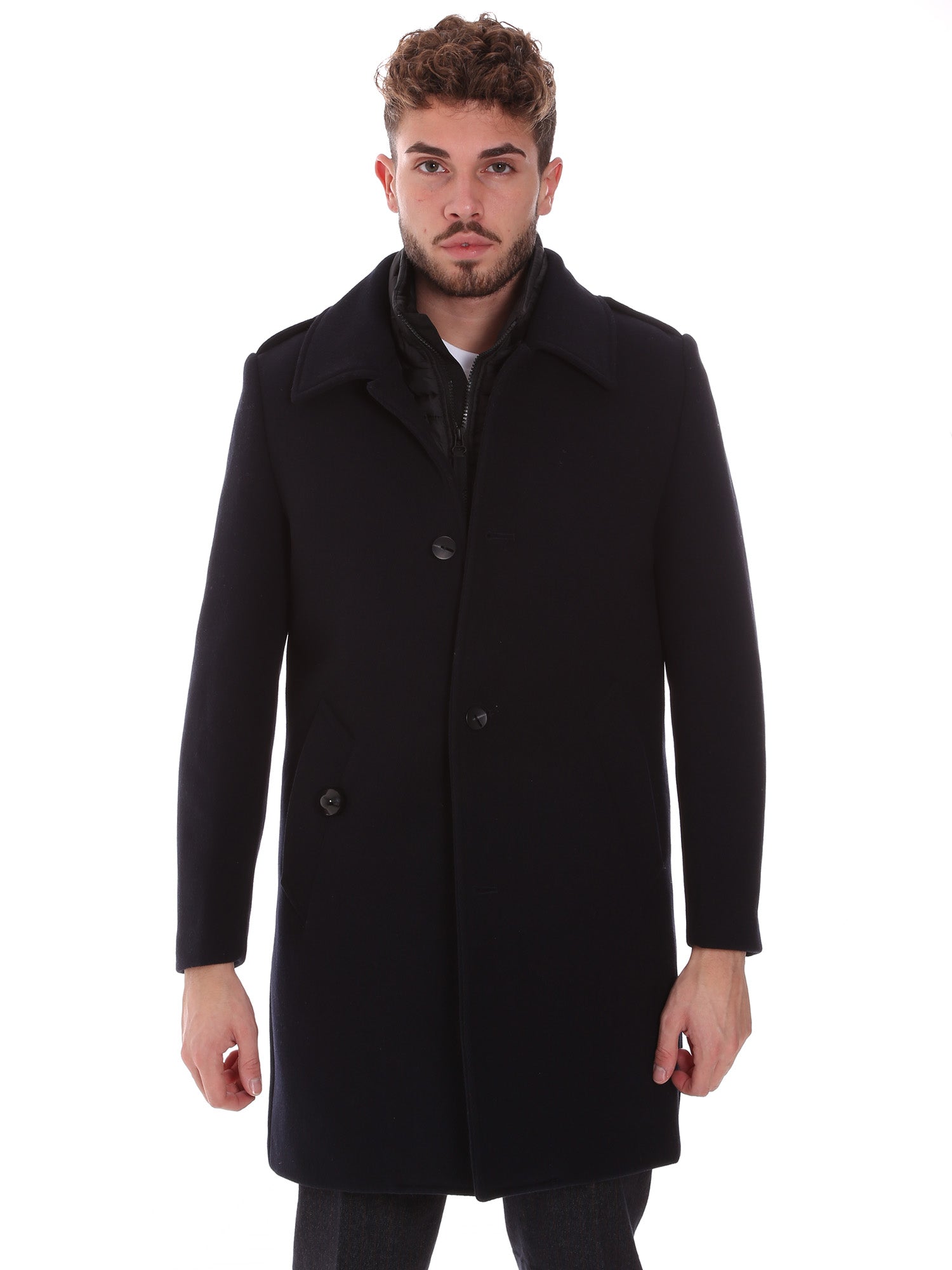 Cappotti Nero Antony Morato