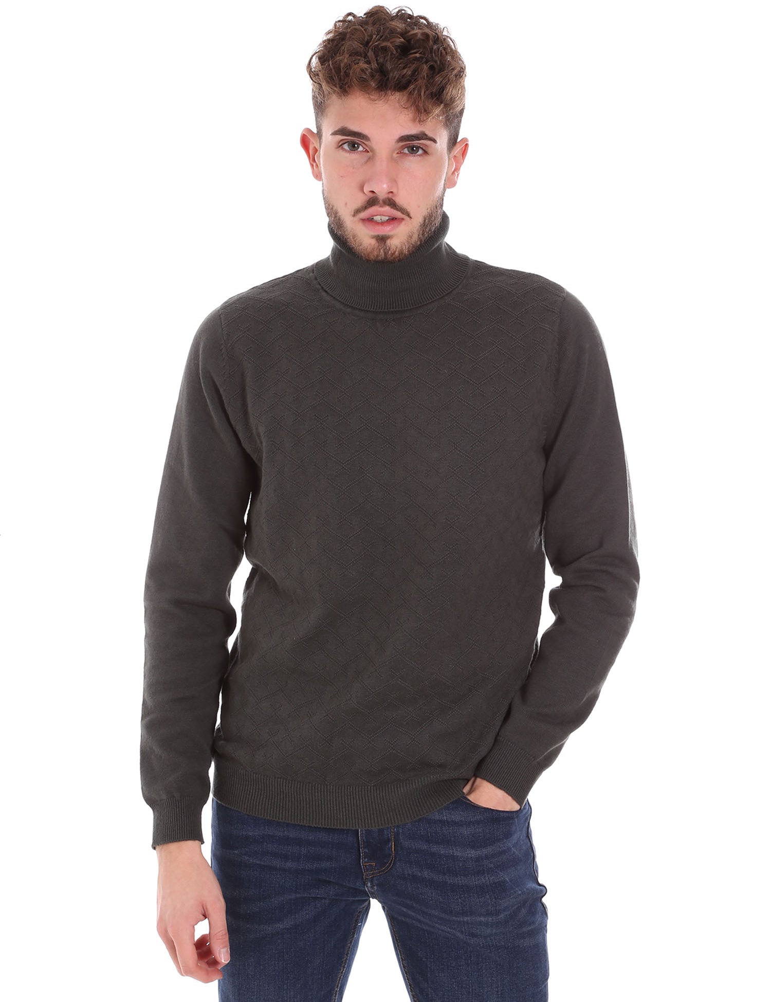 Maglie a collo alto Verde Antony Morato