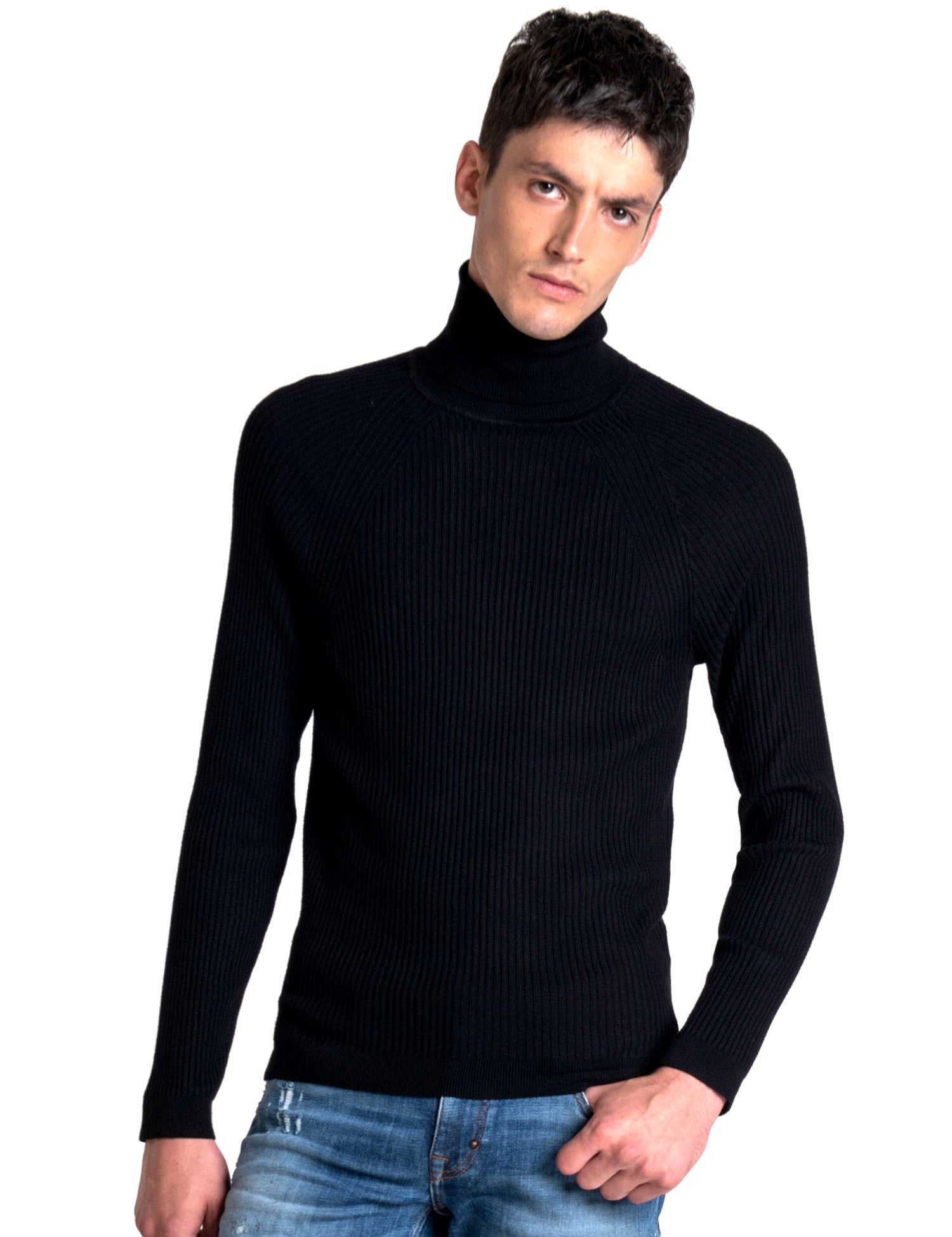 Maglie a collo alto Nero Antony Morato