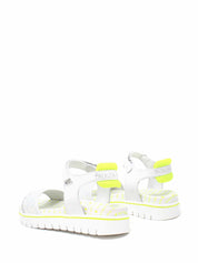 Sandali con strappi Bianco Giallo Patrizia Pepe