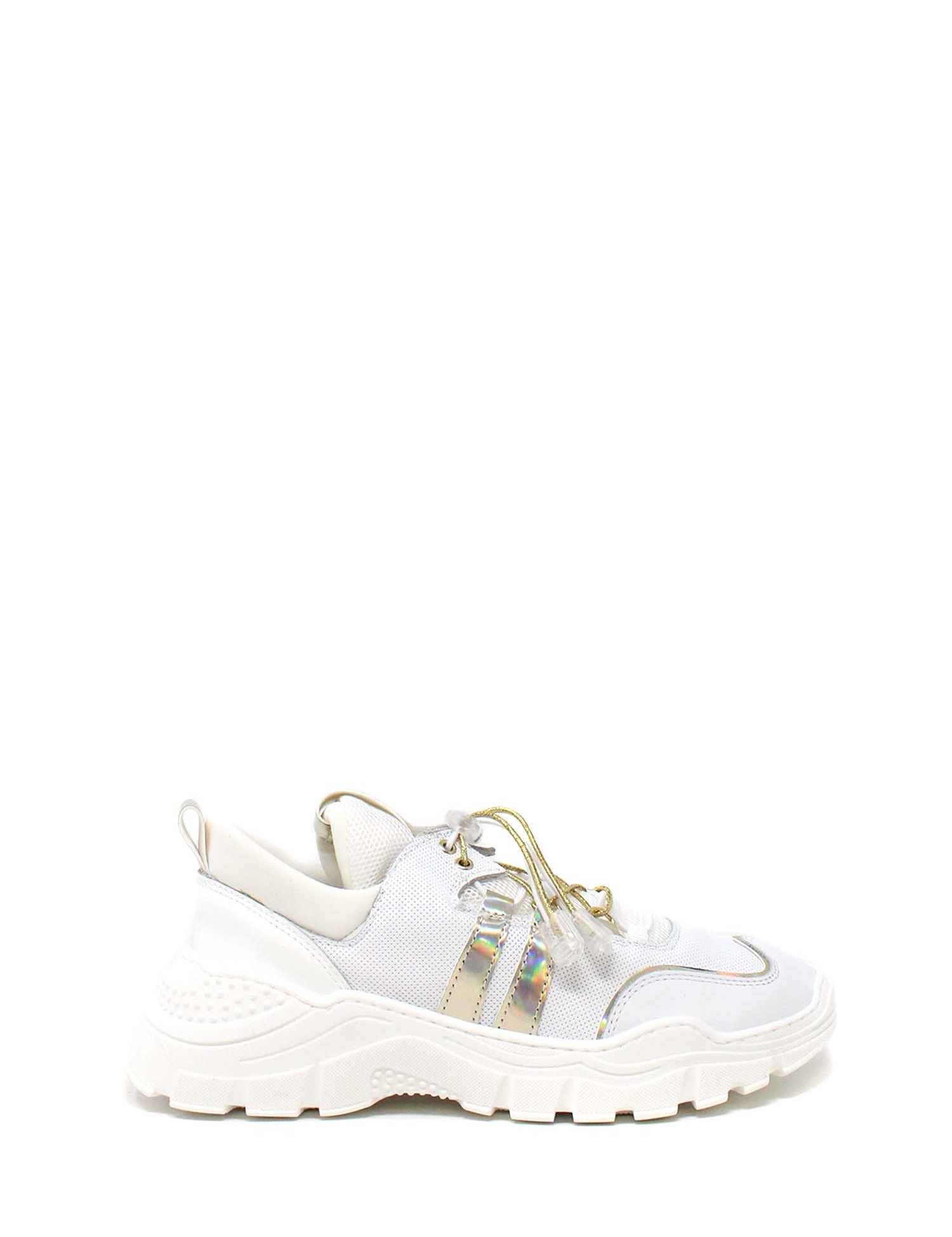 Sneakers Bianco Oro Patrizia Pepe