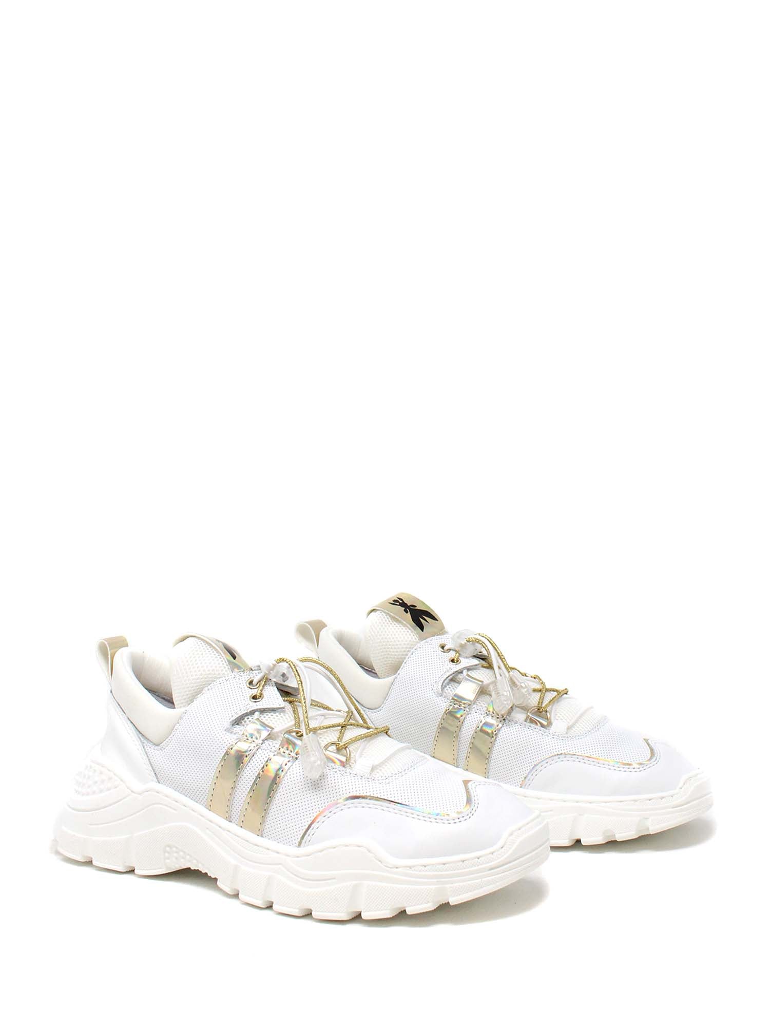 Sneakers Bianco Oro Patrizia Pepe