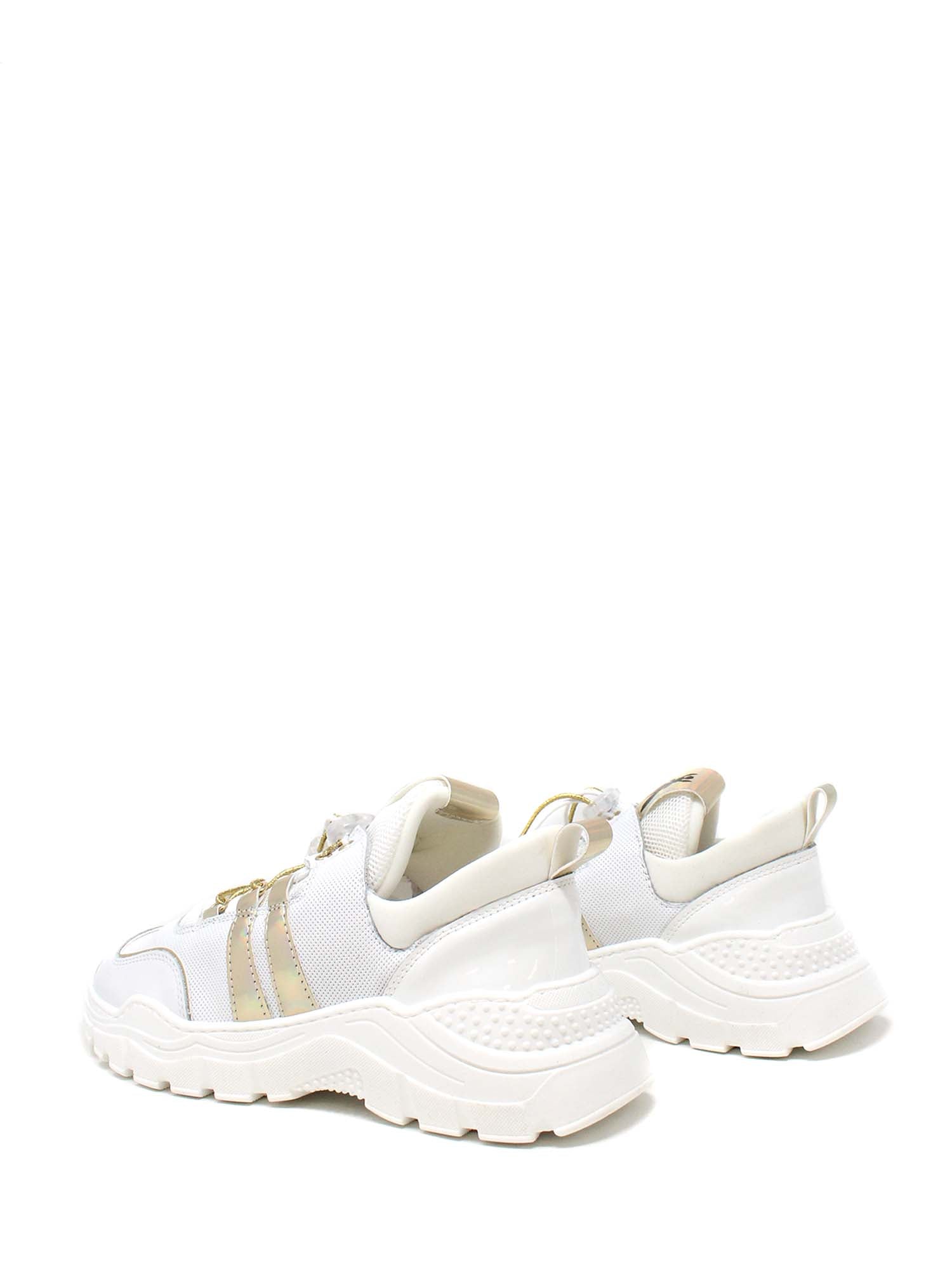 Sneakers Bianco Oro Patrizia Pepe