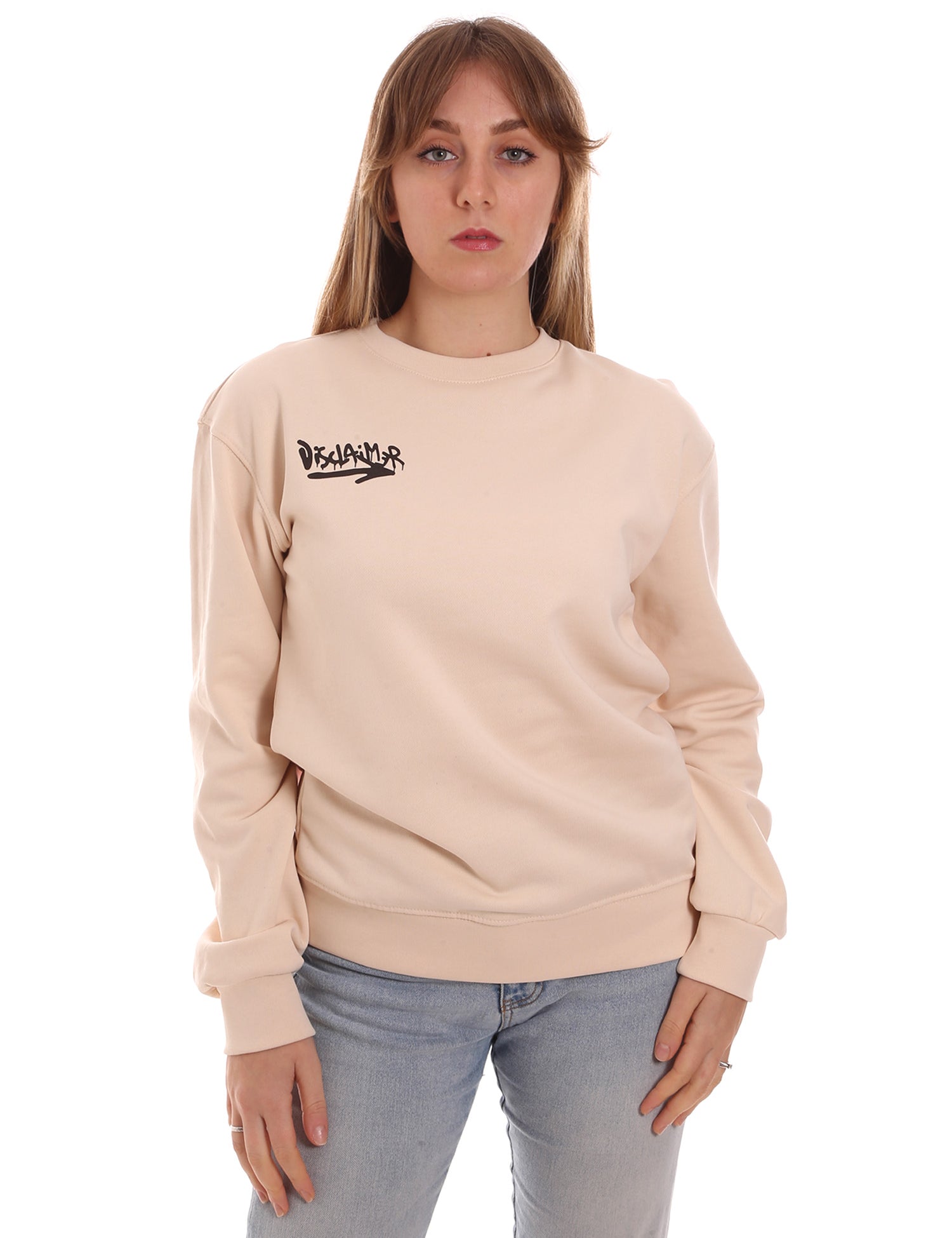 Felpe Beige Disclaimer