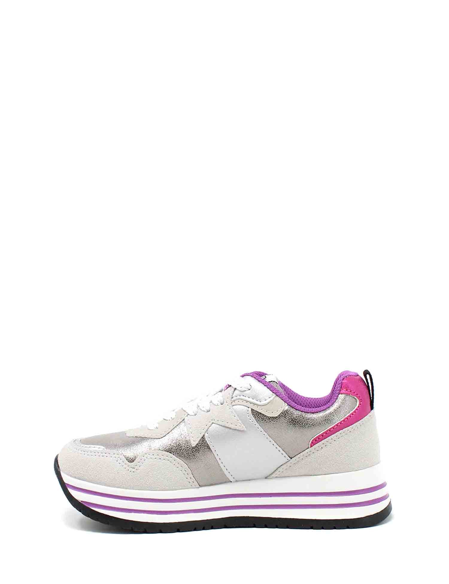 Sneakers Argentato Miss Sixty