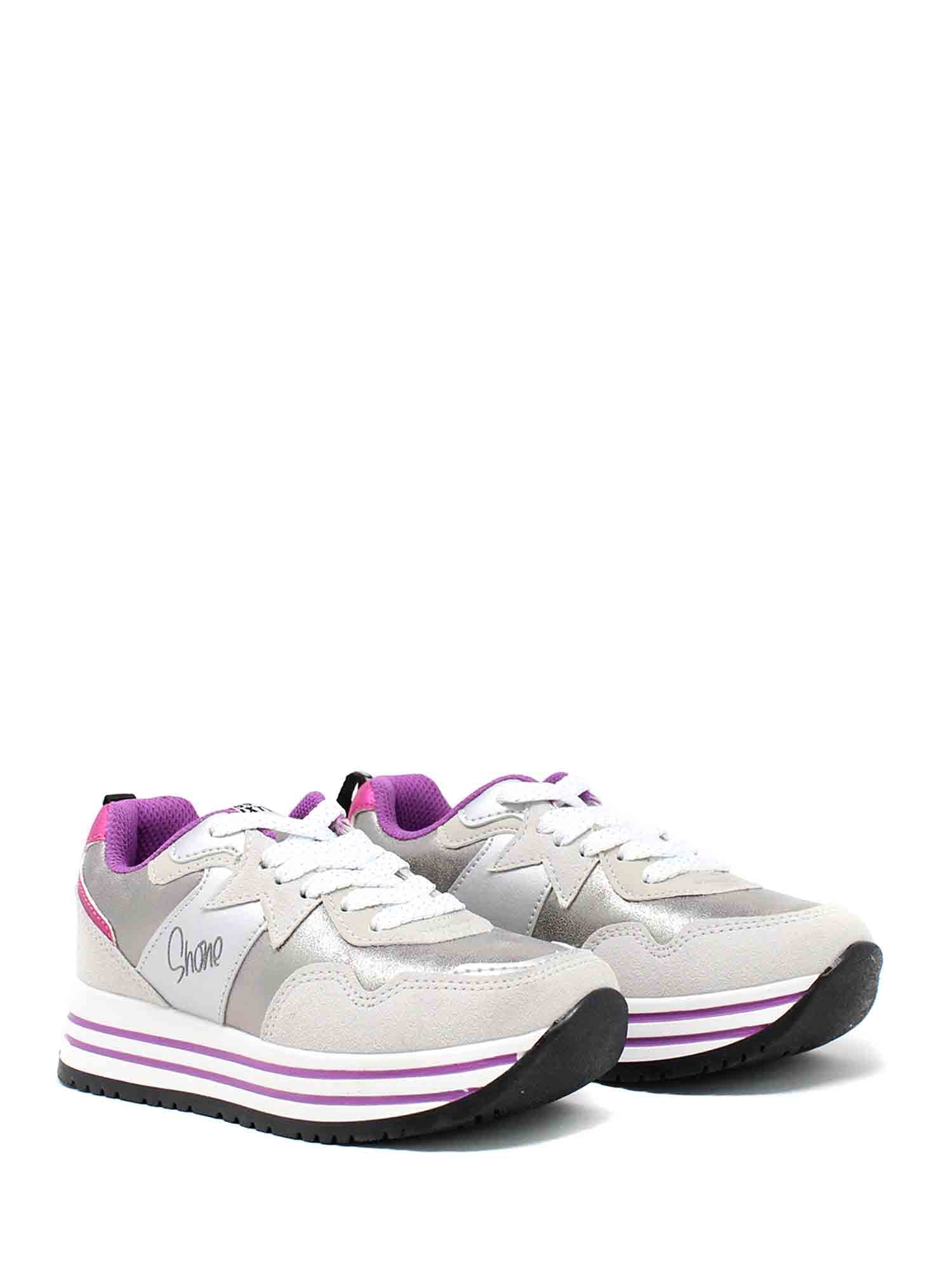 Sneakers Argentato Miss Sixty