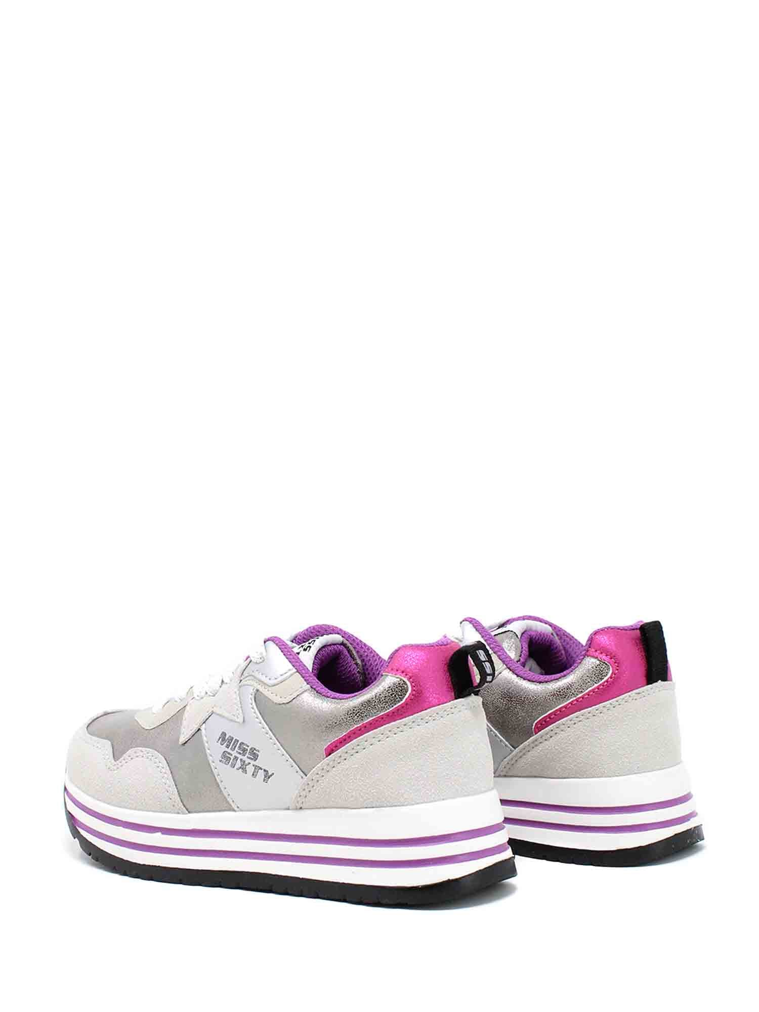 Sneakers Argentato Miss Sixty