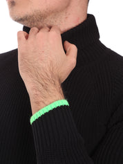 Maglie a collo alto Nero Gabardine