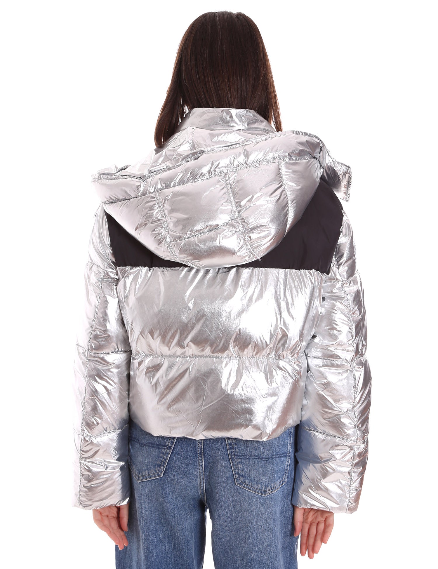 Piumini Argentato Gaelle