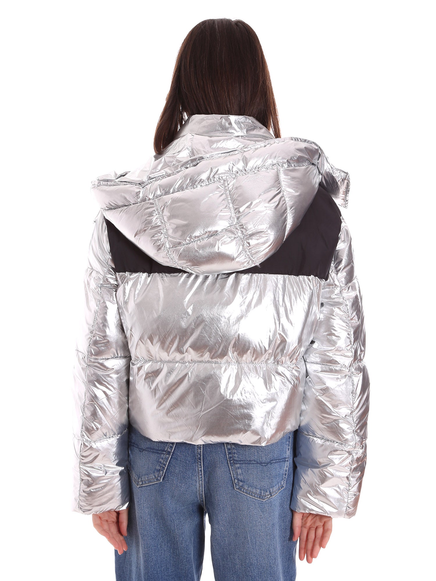 Piumini Argentato Gaelle