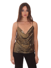 Top e canotte Dorato Gaelle