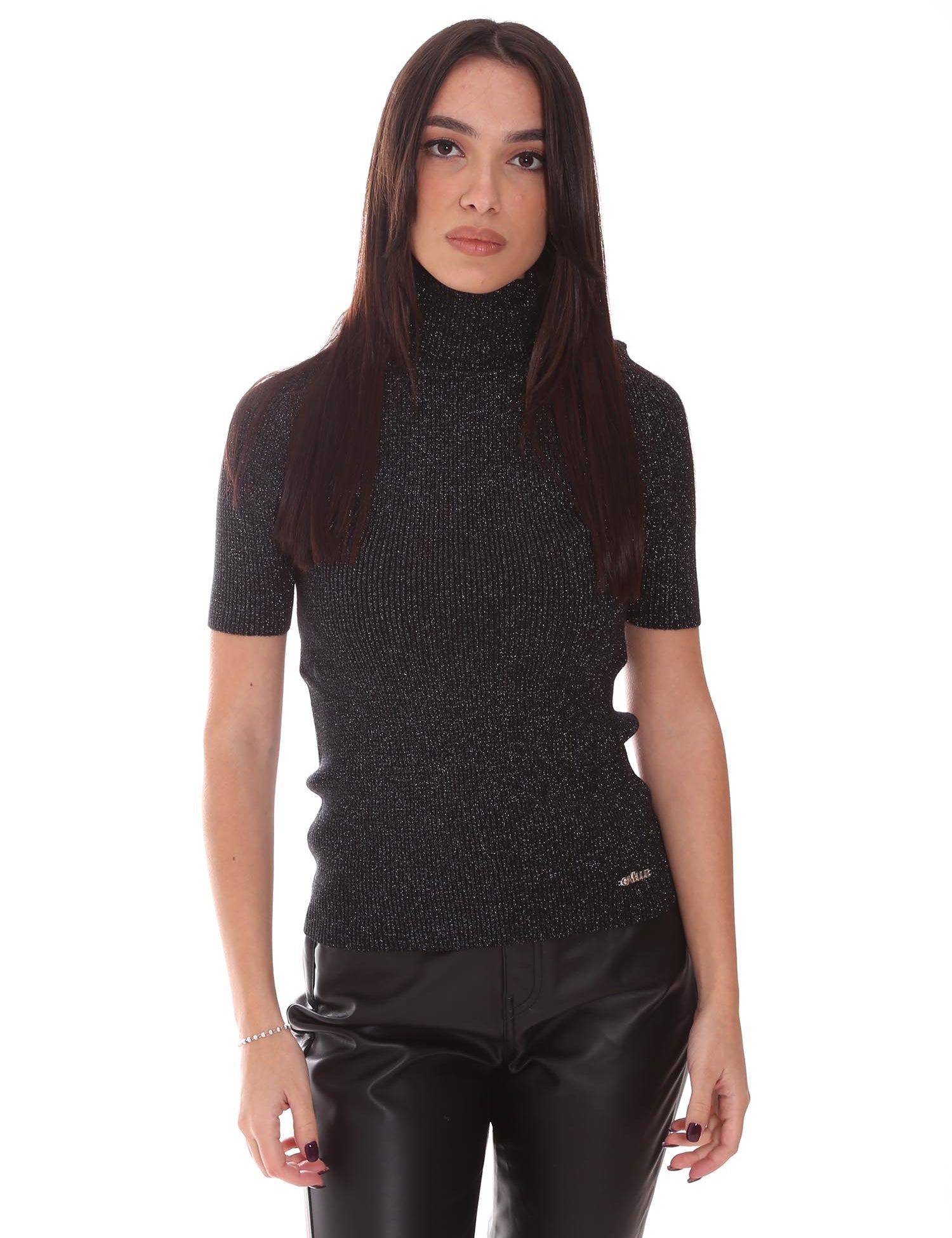 Maglie a collo alto Nero Gaelle