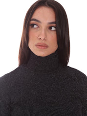 Maglie a collo alto Nero Gaelle