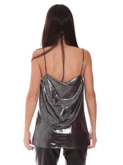 Top e canotte Argentato Gaelle