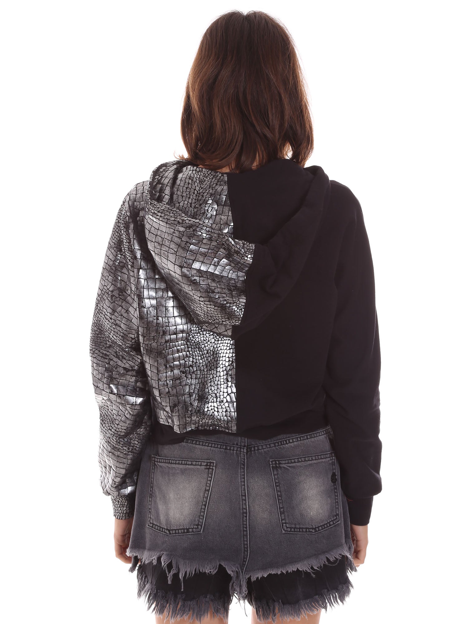 Felpe Nero Argento Jijil