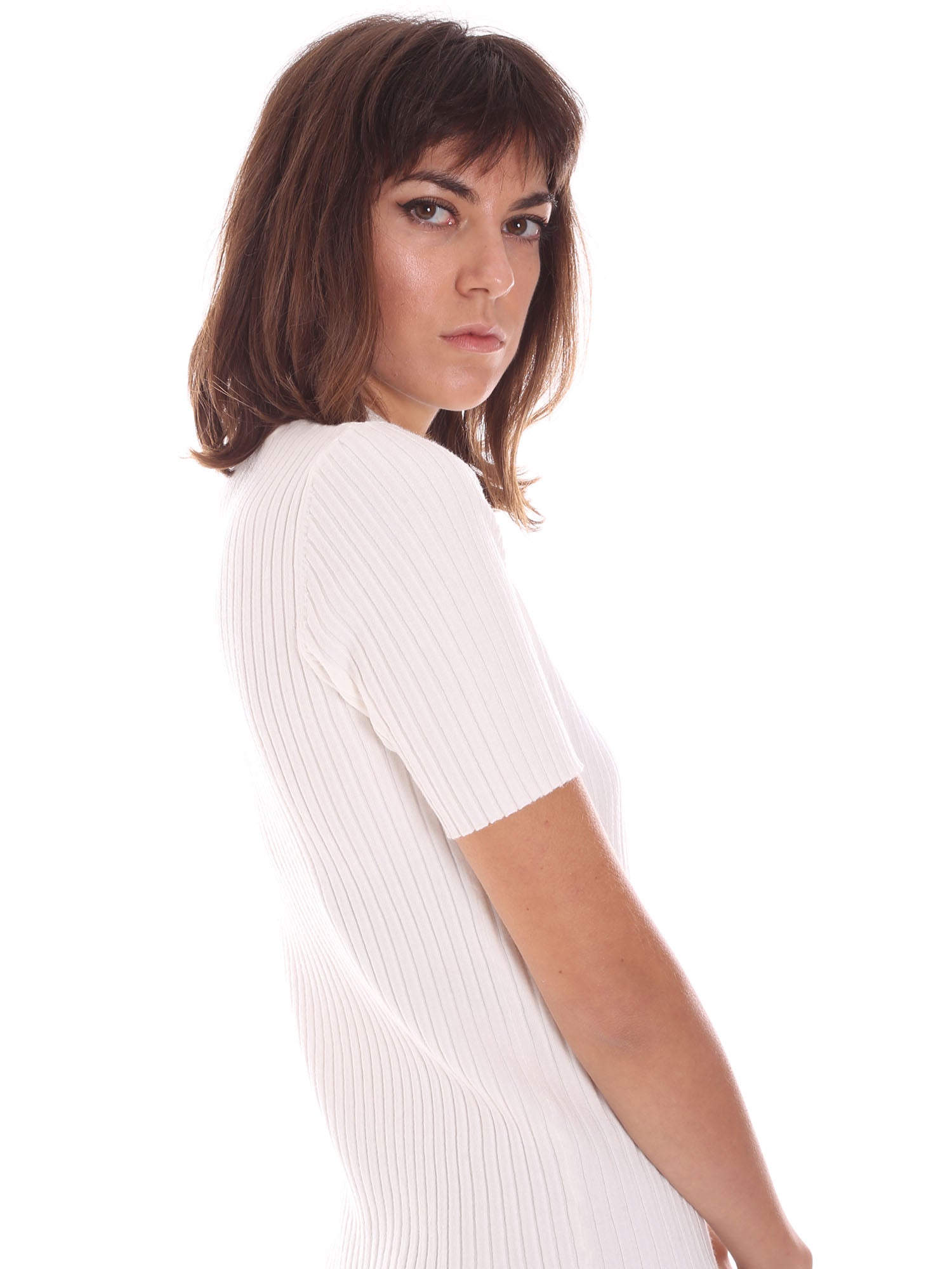 Maglie a collo alto Bianco Jijil