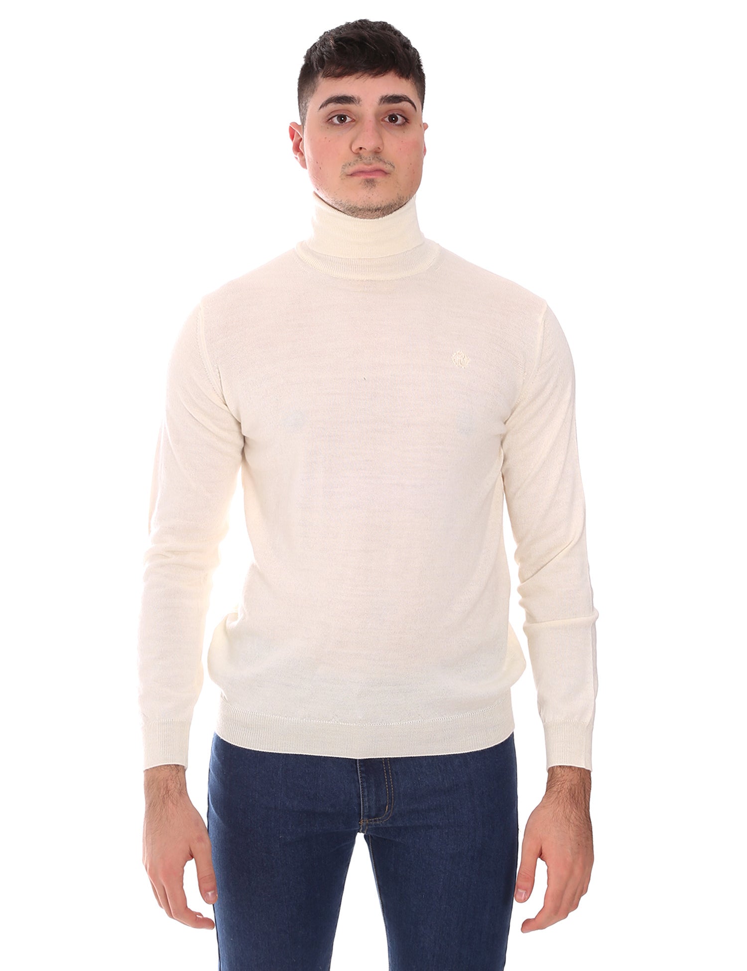 Maglie a collo alto Beige Roberto Cavalli