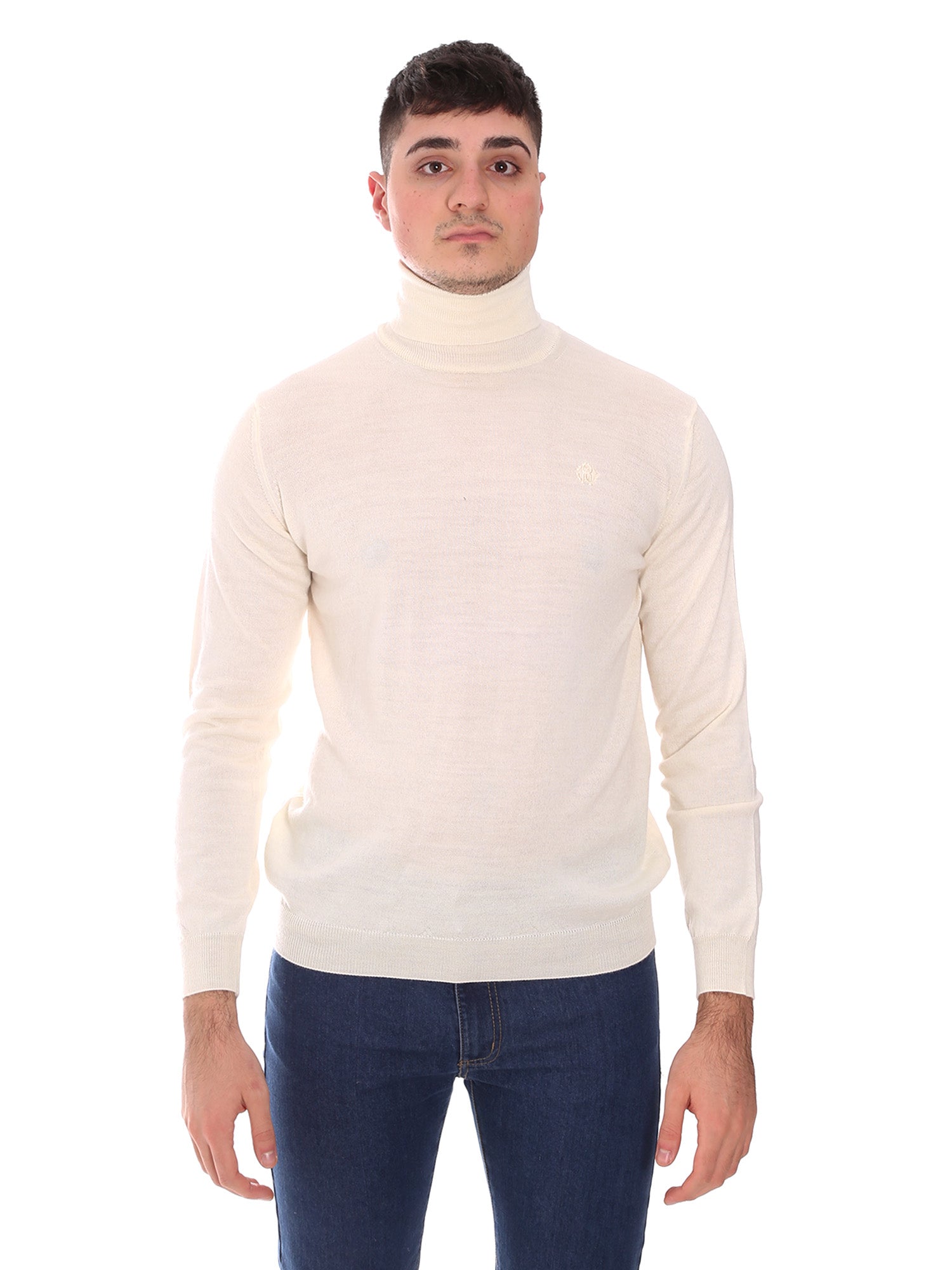 Maglie a collo alto Beige Roberto Cavalli