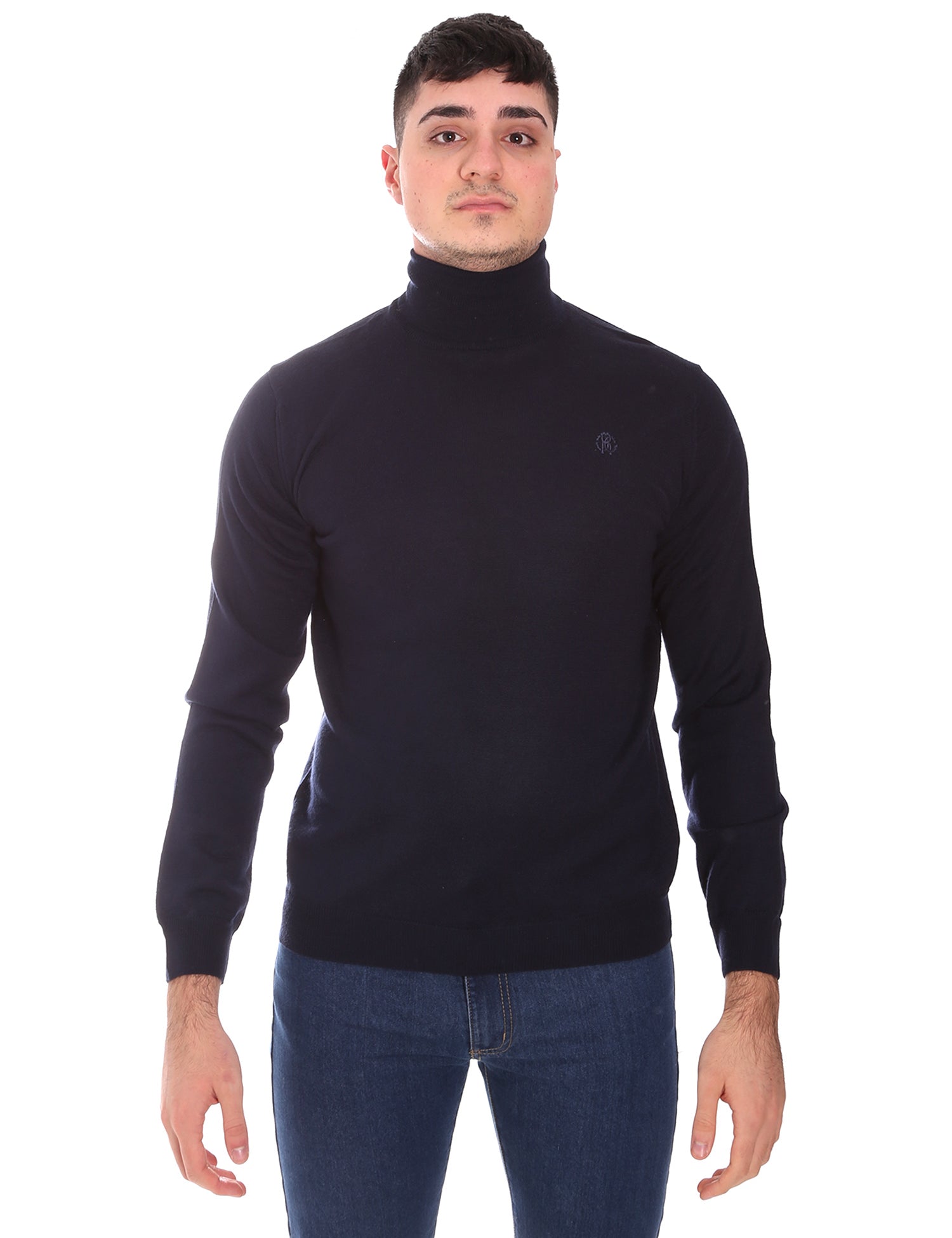 Maglie a collo alto Blu Roberto Cavalli