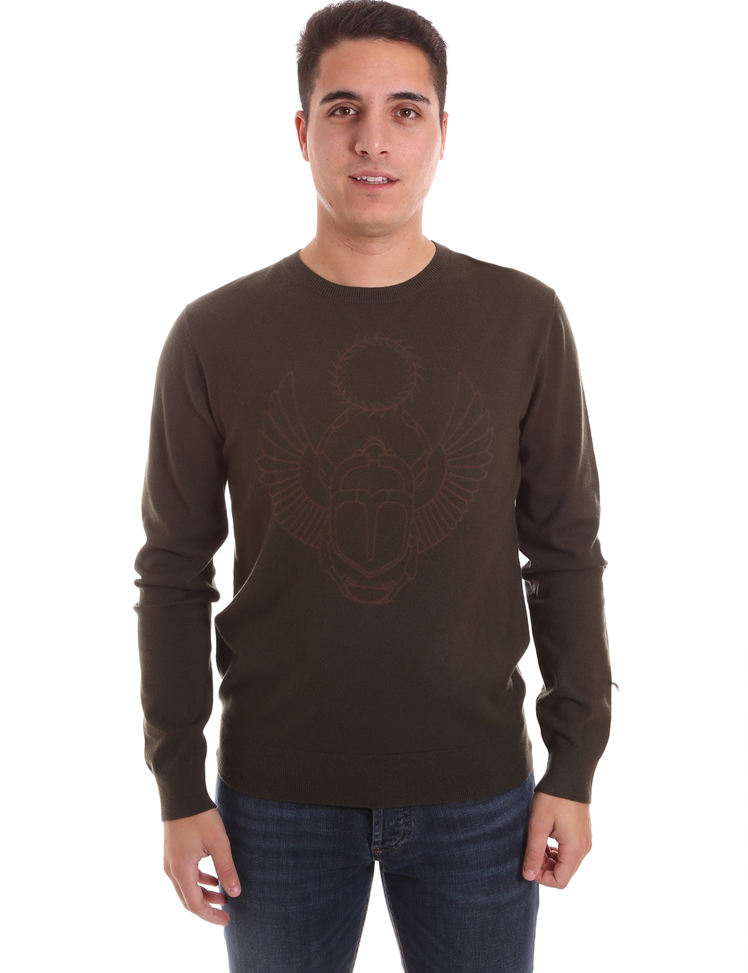 Maglioncini Verde Frankie Morello