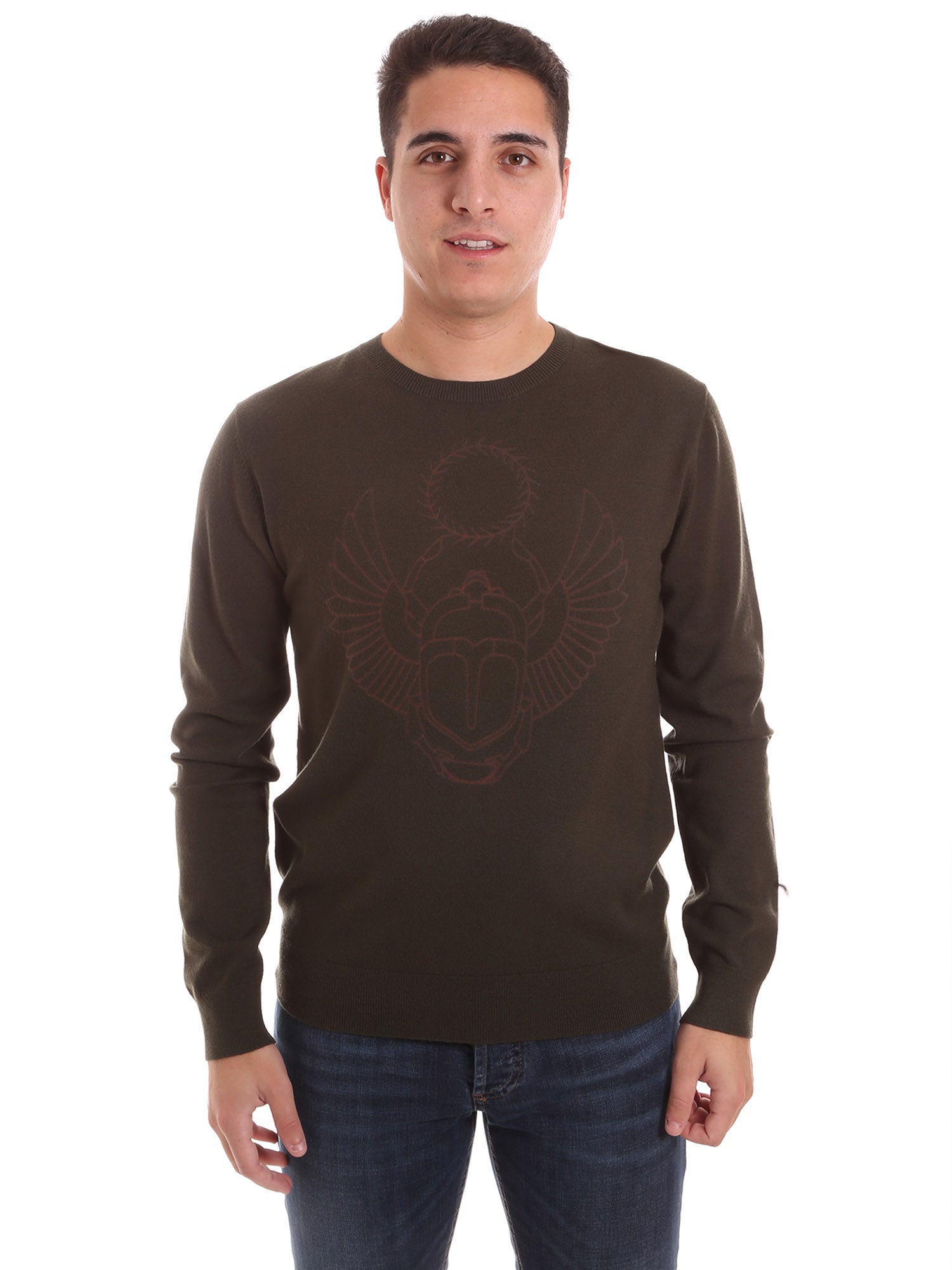 Maglioncini Verde Frankie Morello