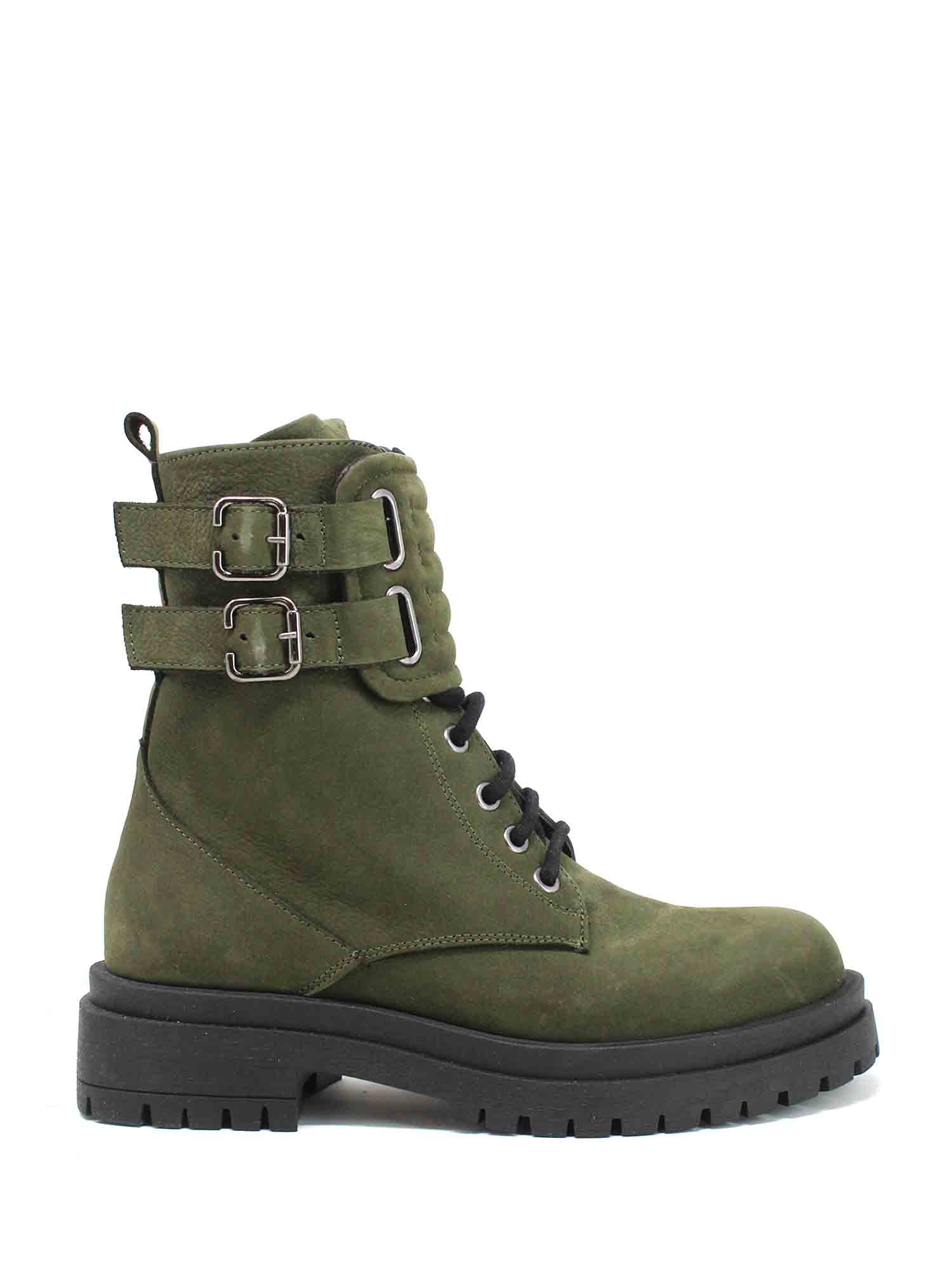 Anfibi Verde Grace Shoes