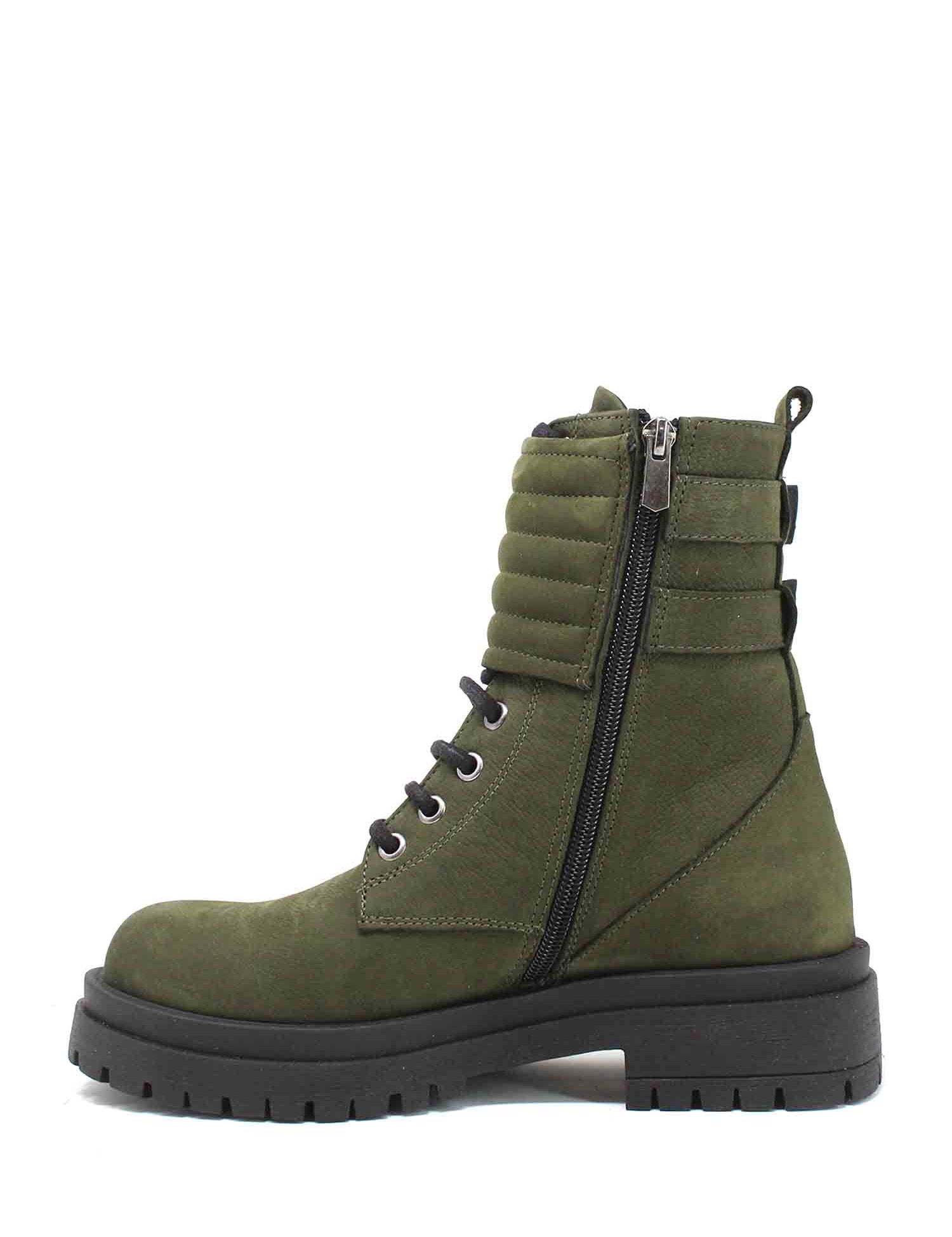 Anfibi Verde Grace Shoes