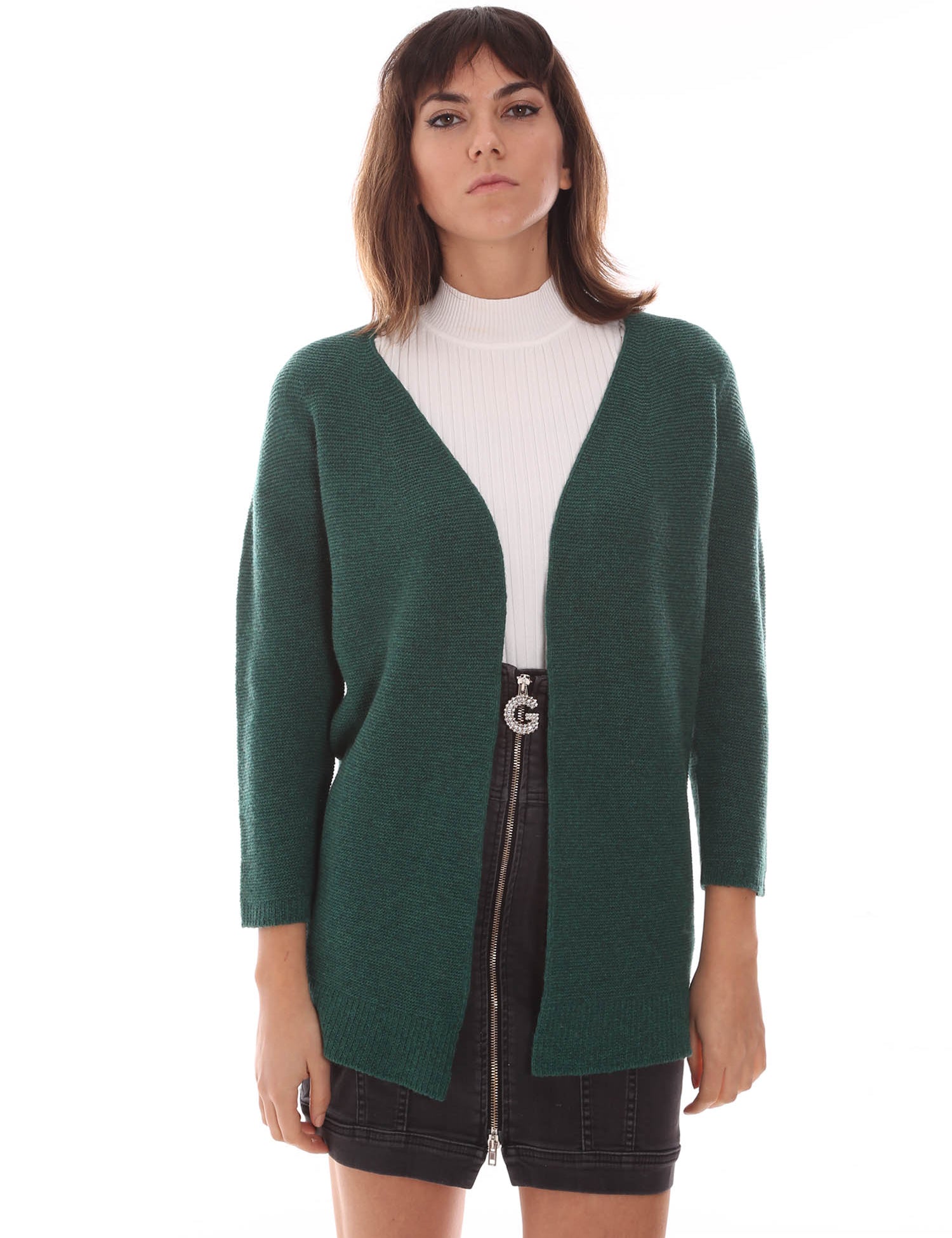 Cardigan Verde Pianura Studio