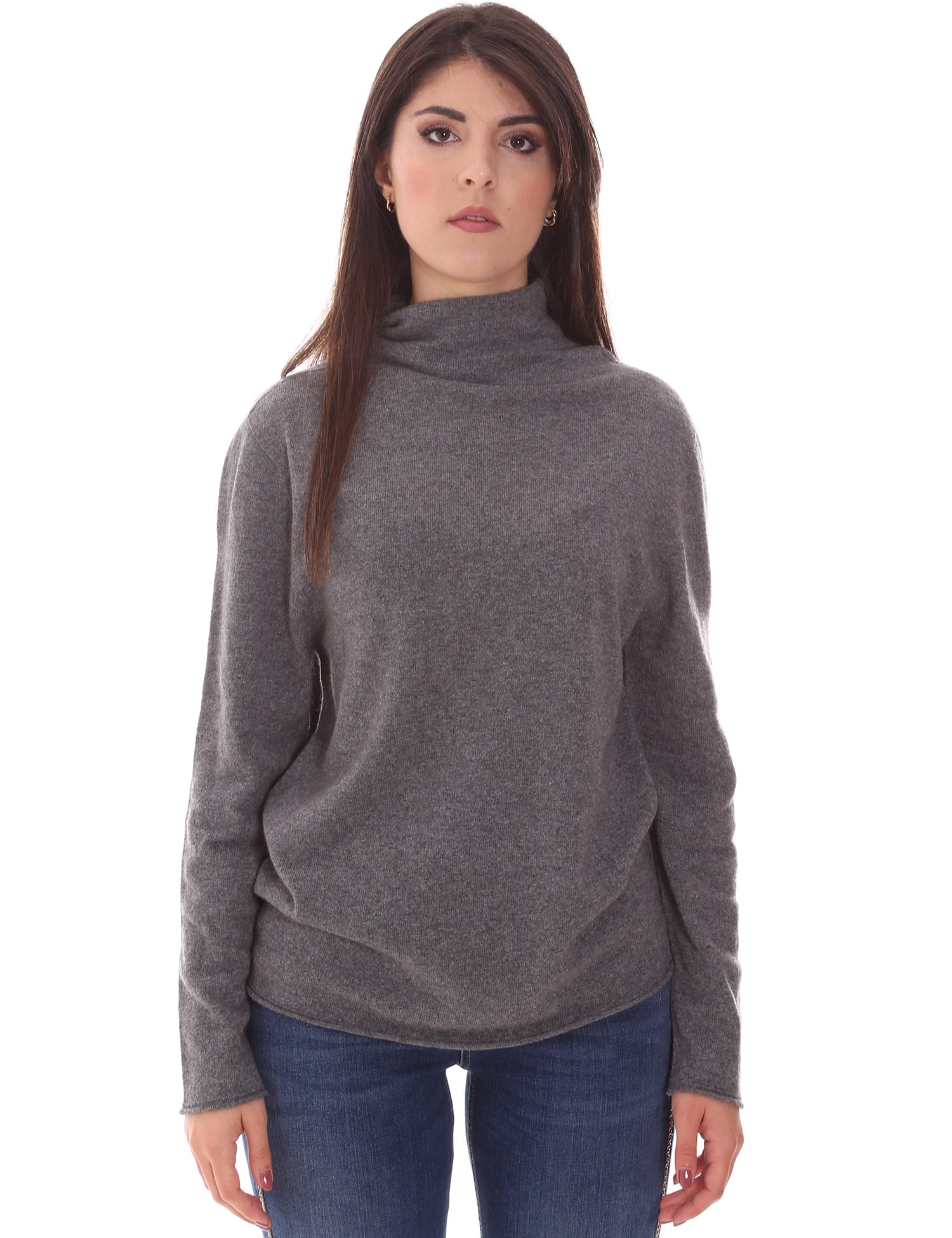 Maglie a collo alto Grigio Pianura Studio