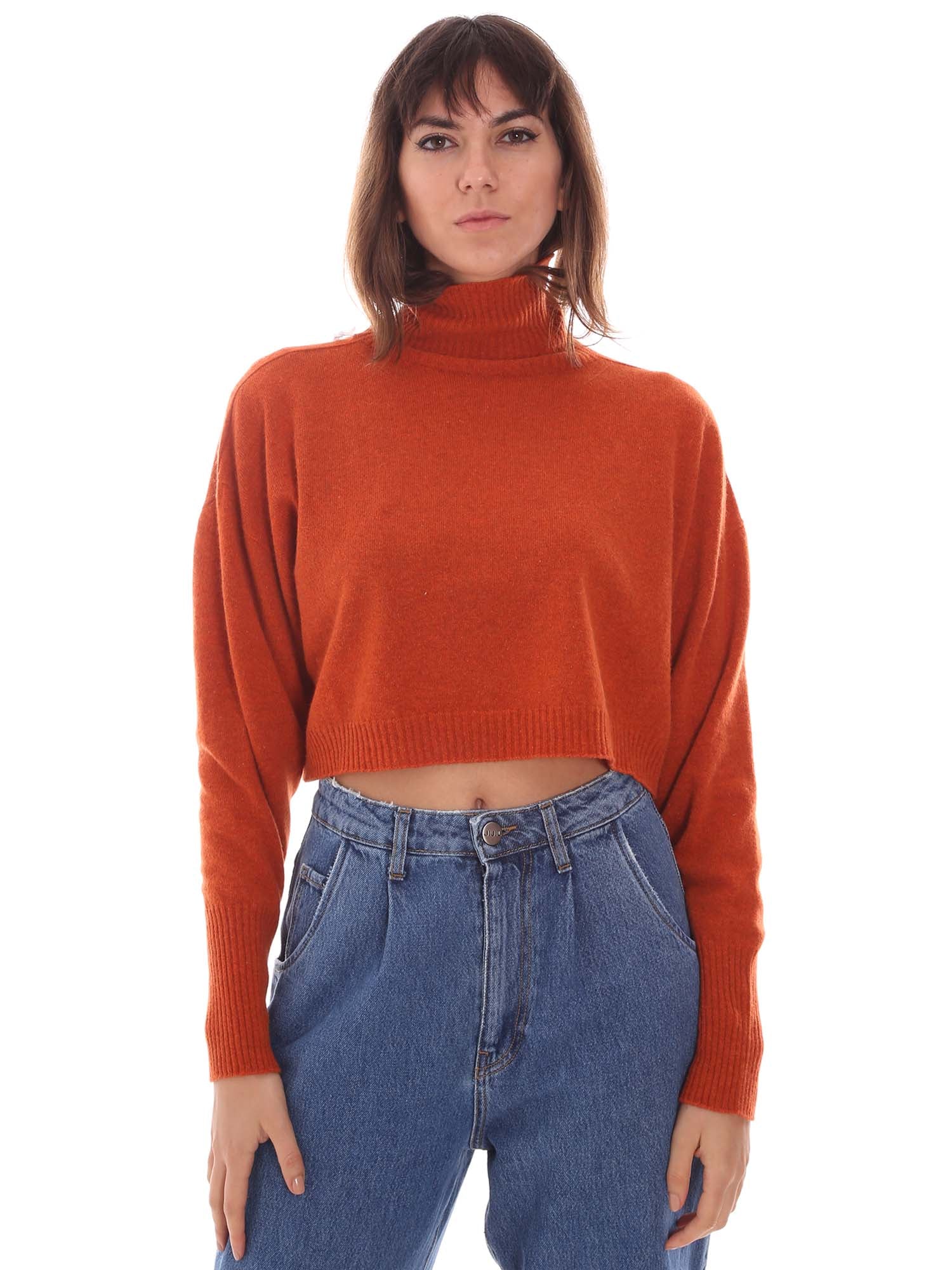 Maglie a collo alto Arancio Pianura Studio