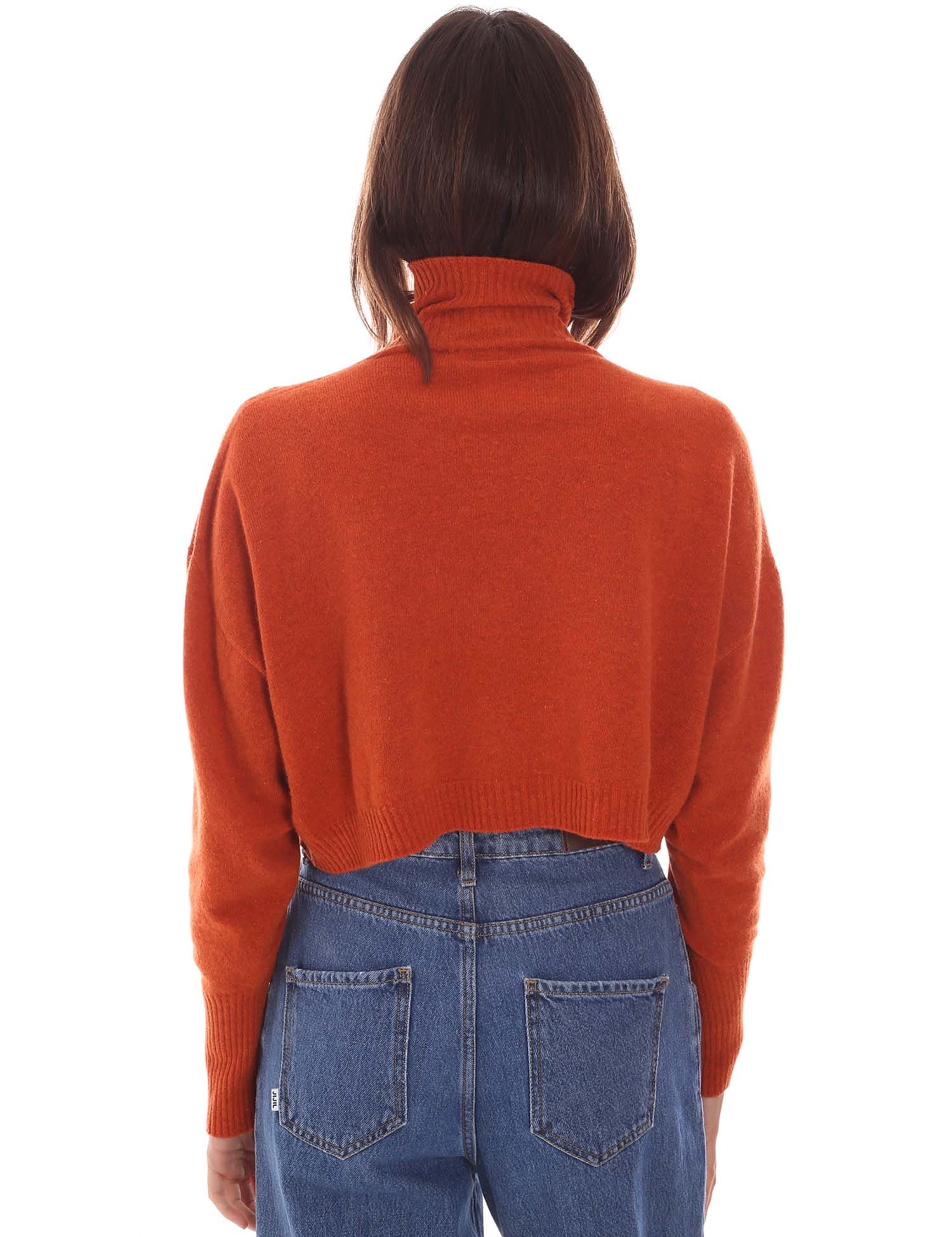 Maglie a collo alto Arancio Pianura Studio