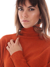 Maglie a collo alto Arancio Pianura Studio