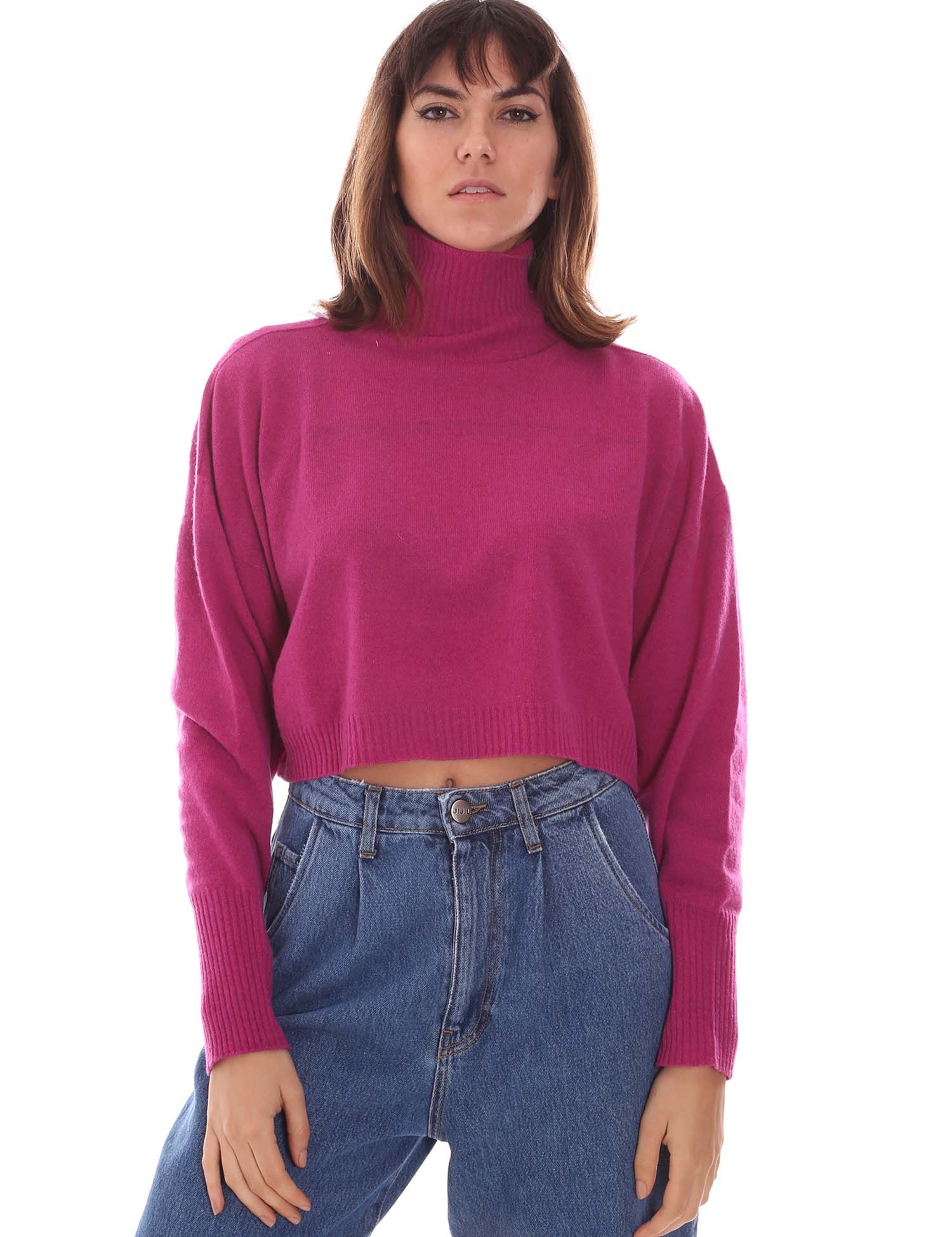 Maglie a collo alto Rosa Pianura Studio