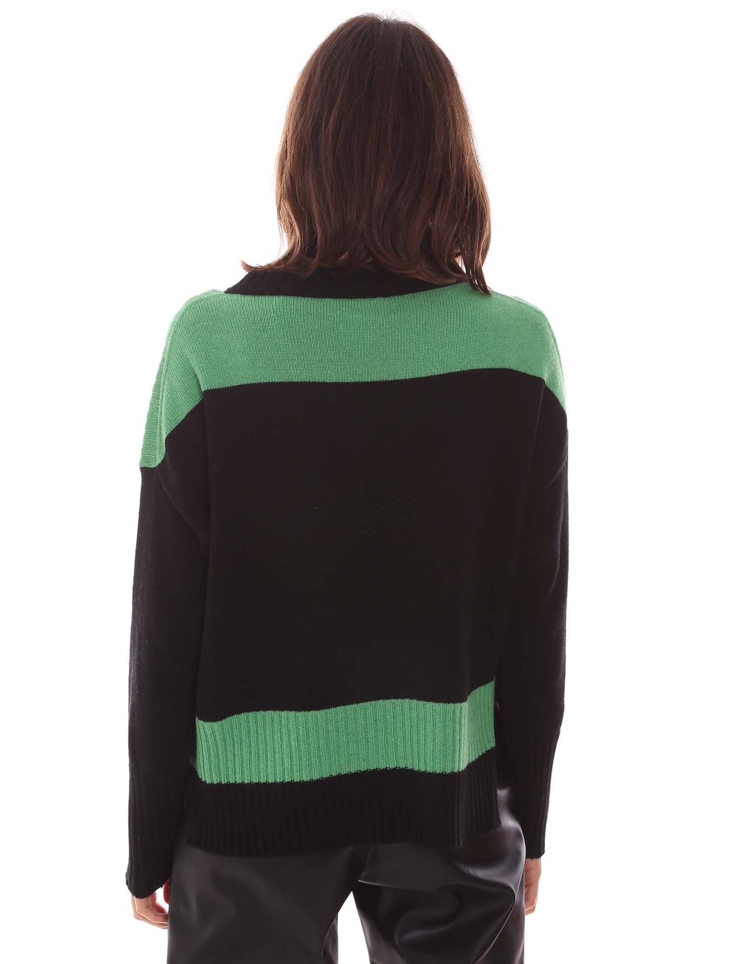 Maglioncini Nero Verde Pianura Studio