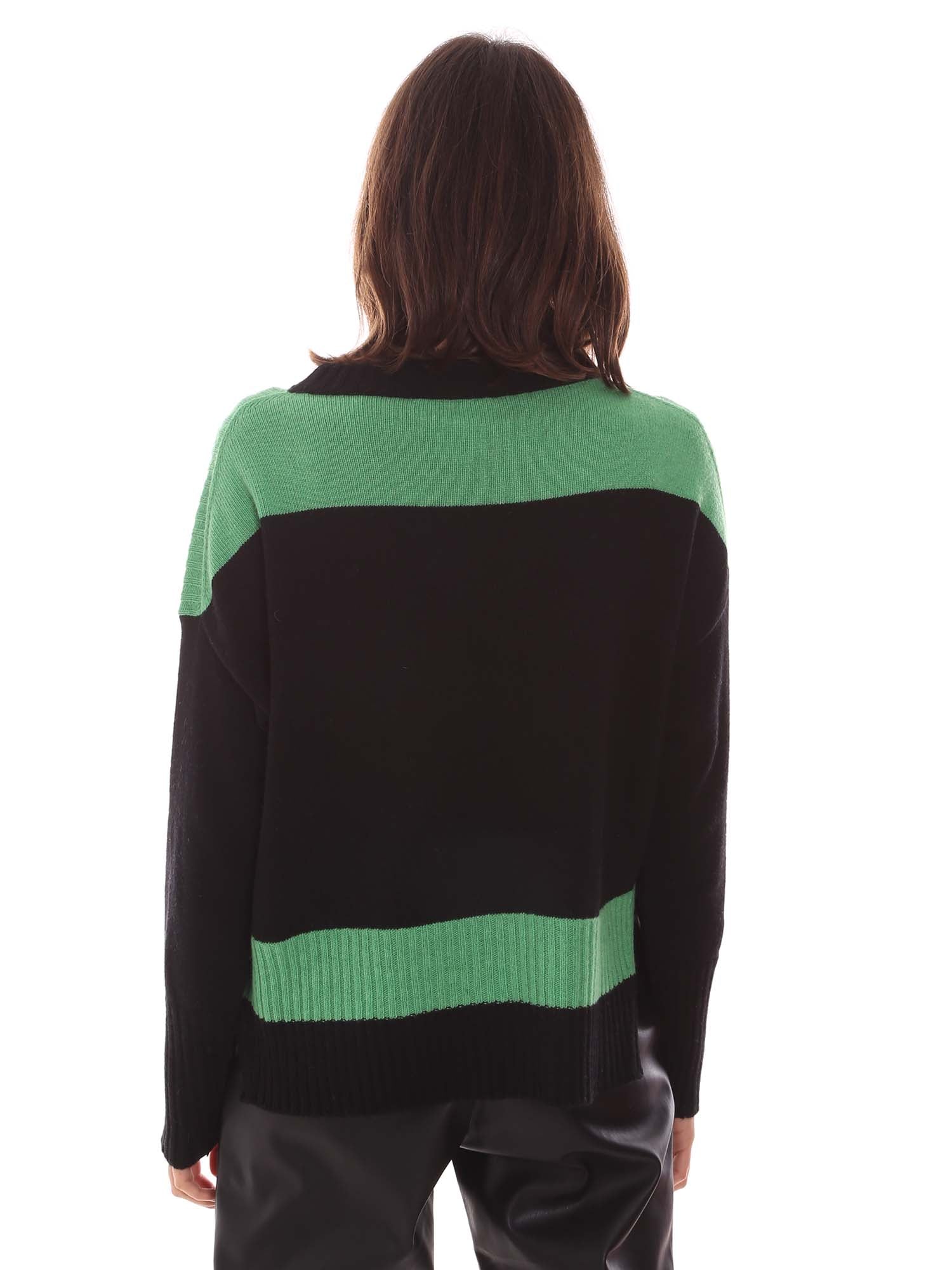 Maglioncini Nero Verde Pianura Studio