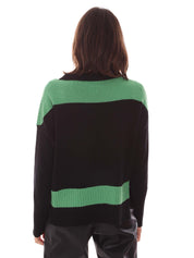 Maglioncini Nero Verde Pianura Studio