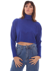 Maglie a collo alto Blu Pianura Studio