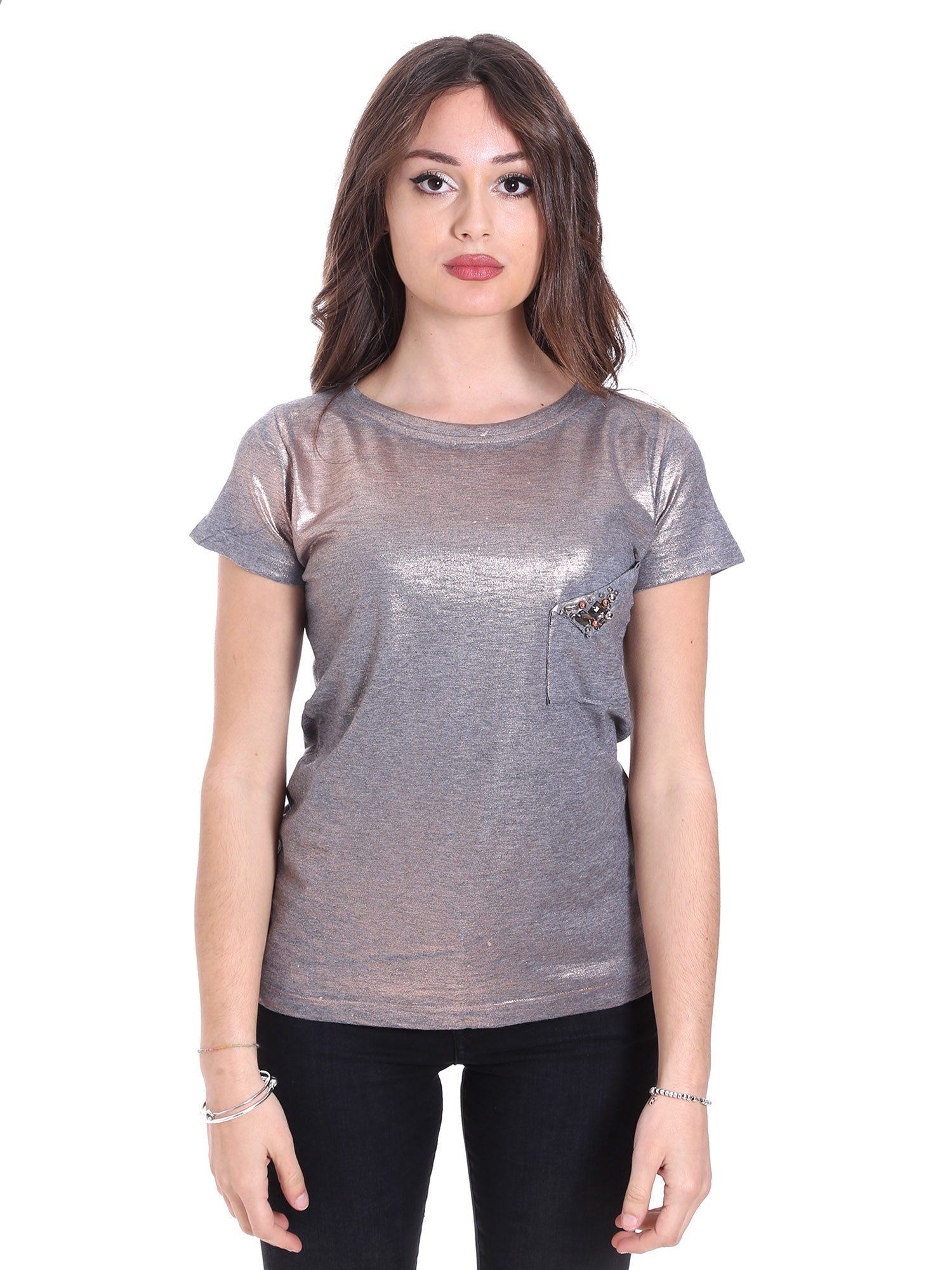 T-shirt Argentato Jijil