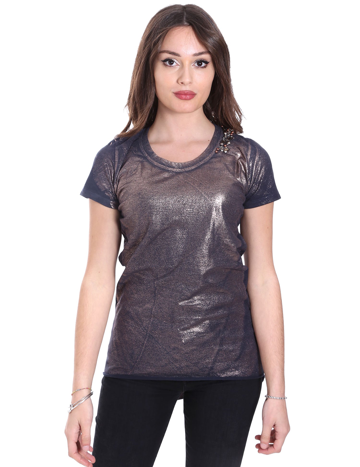 T-shirt Marrone Jijil