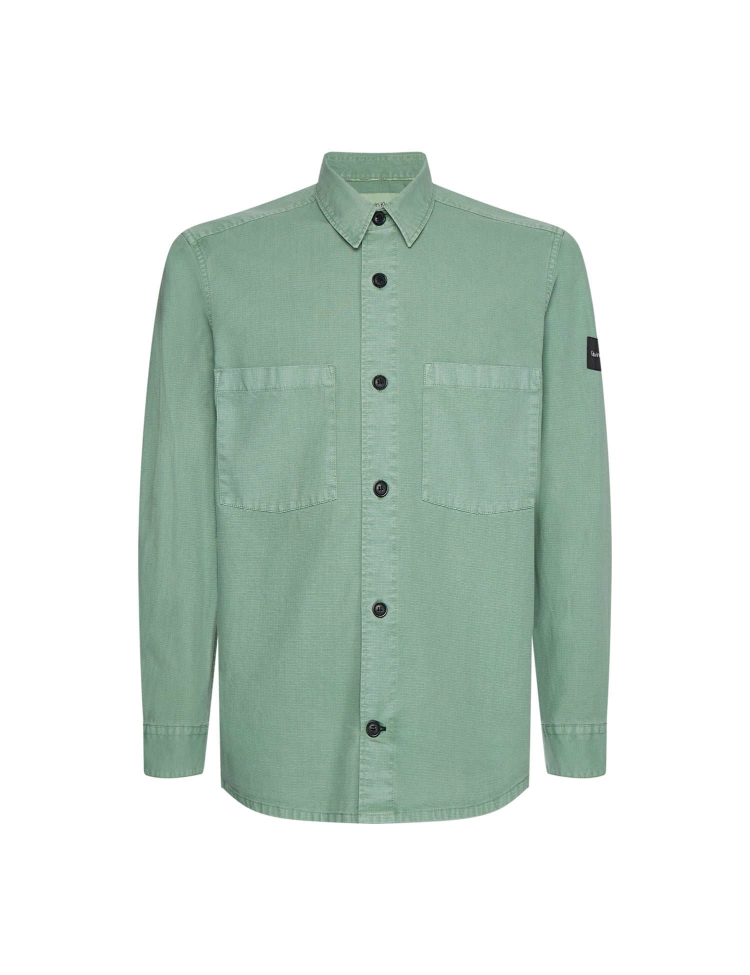 Camicie Verde Calvin Klein