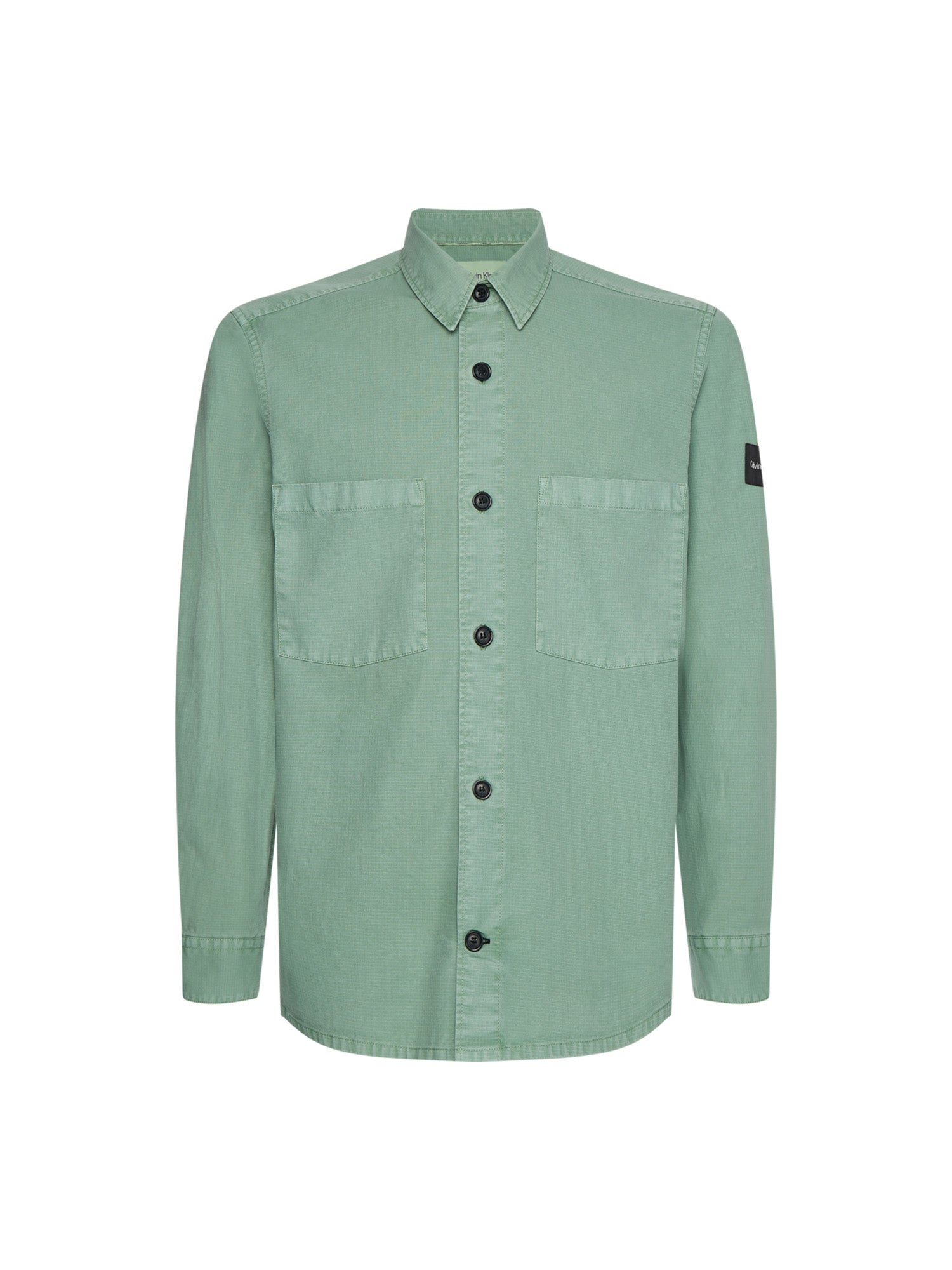 Camicie Verde Calvin Klein